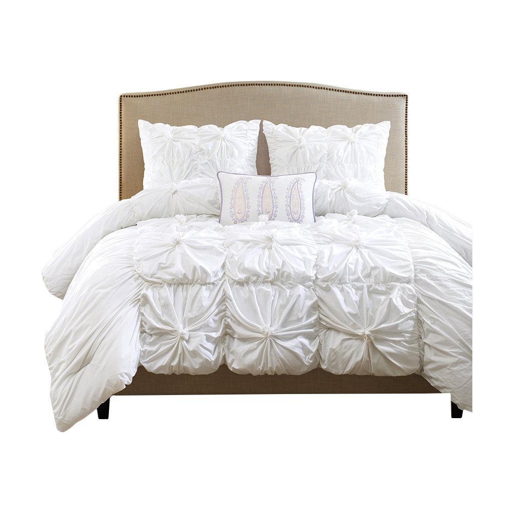 Madison Park Harlow 4 Piece Reversible Comforter Set Reviews Madison Park Harlow 4 Piece Reversible Comforter Set