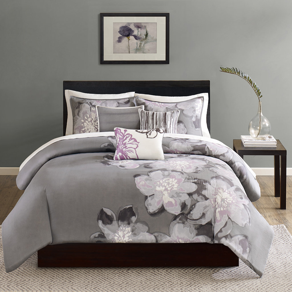 Madison Park Serena 6 Piece Reversible Duvet Cover Set Reviews Madison Park Serena 6 Piece Reversible Duvet Cover Set