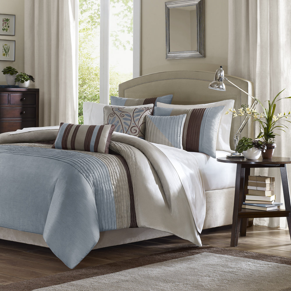 Madison Park Baxter Fullqueen Duvet Cover Set In Blue Madison Park Amherst 6 Piece Reversible Duvet Cover Set