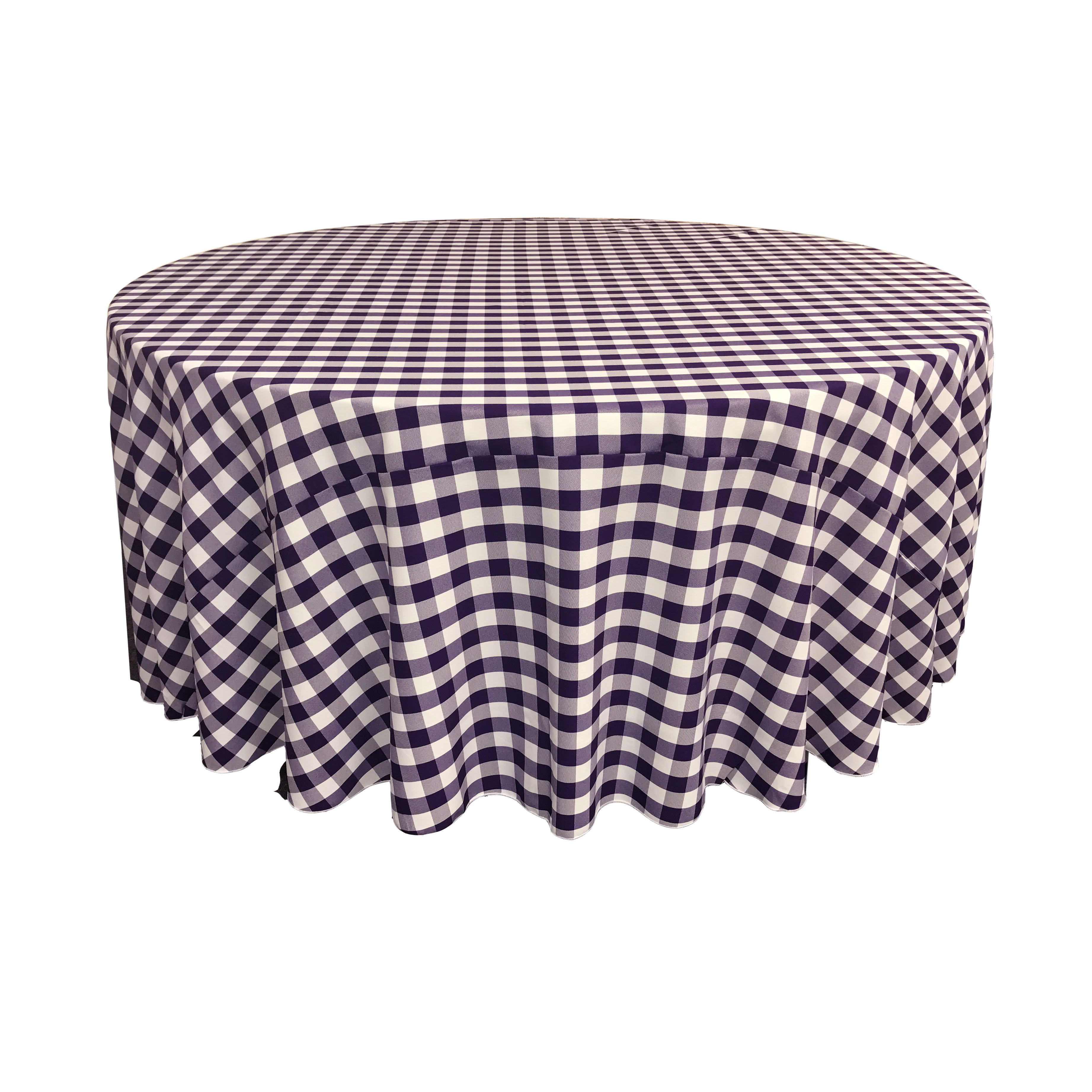 Graham Checkered Round Tablecloth Reviews Joss Main La Linen Graham Checkered Round Tablecloth