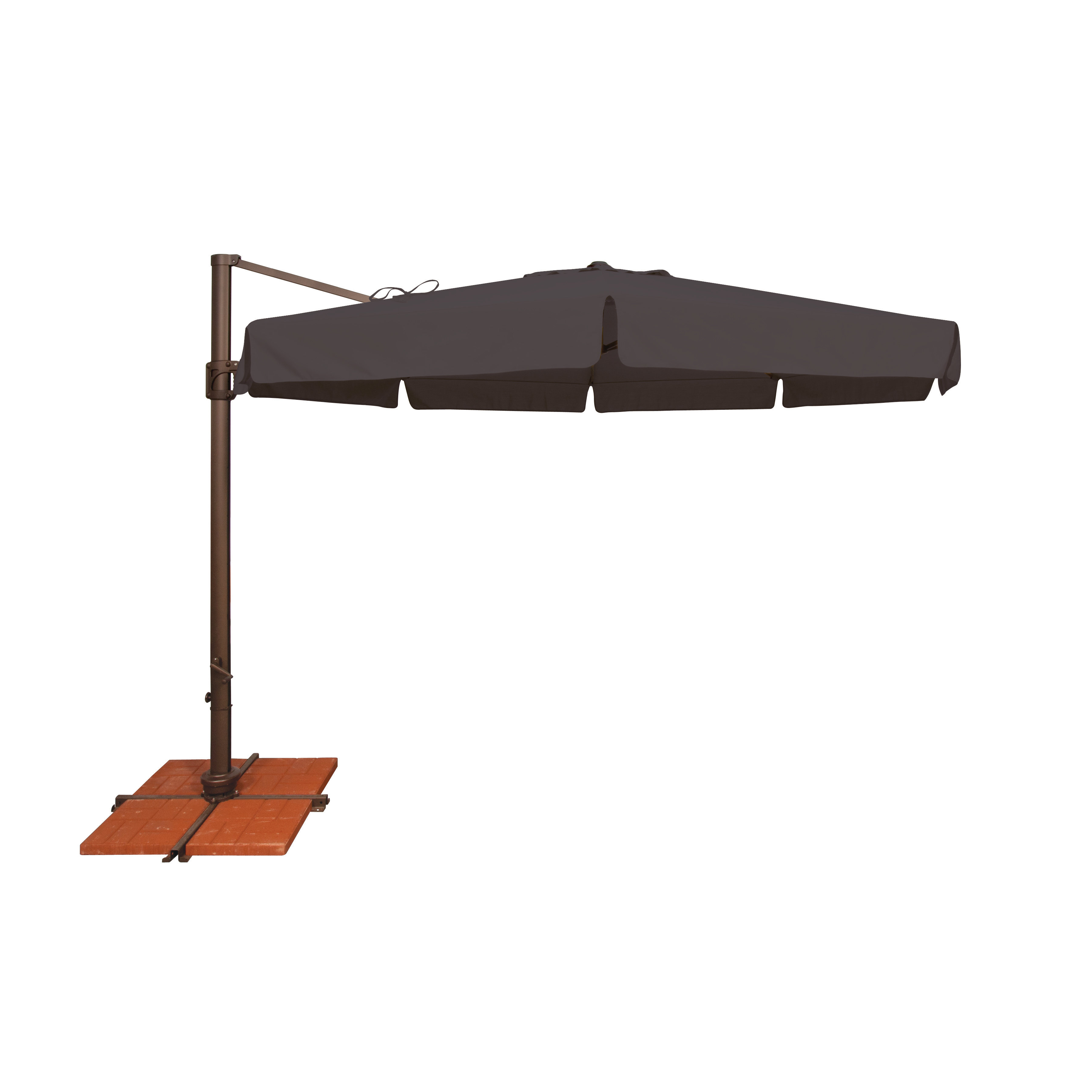 Modern Crank Lift Patio Umbrellas Allmodern 11 Bali Cantilever Umbrella