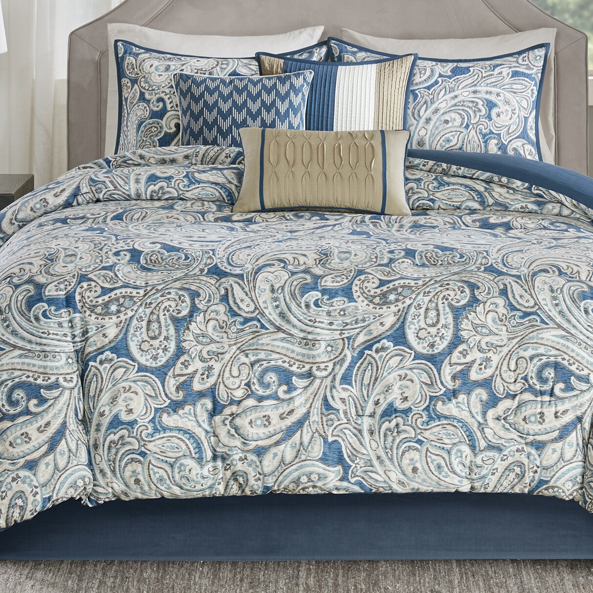 Astoria Grand Arterbury 7 Piece Comforter Set & Reviews | Wayfair