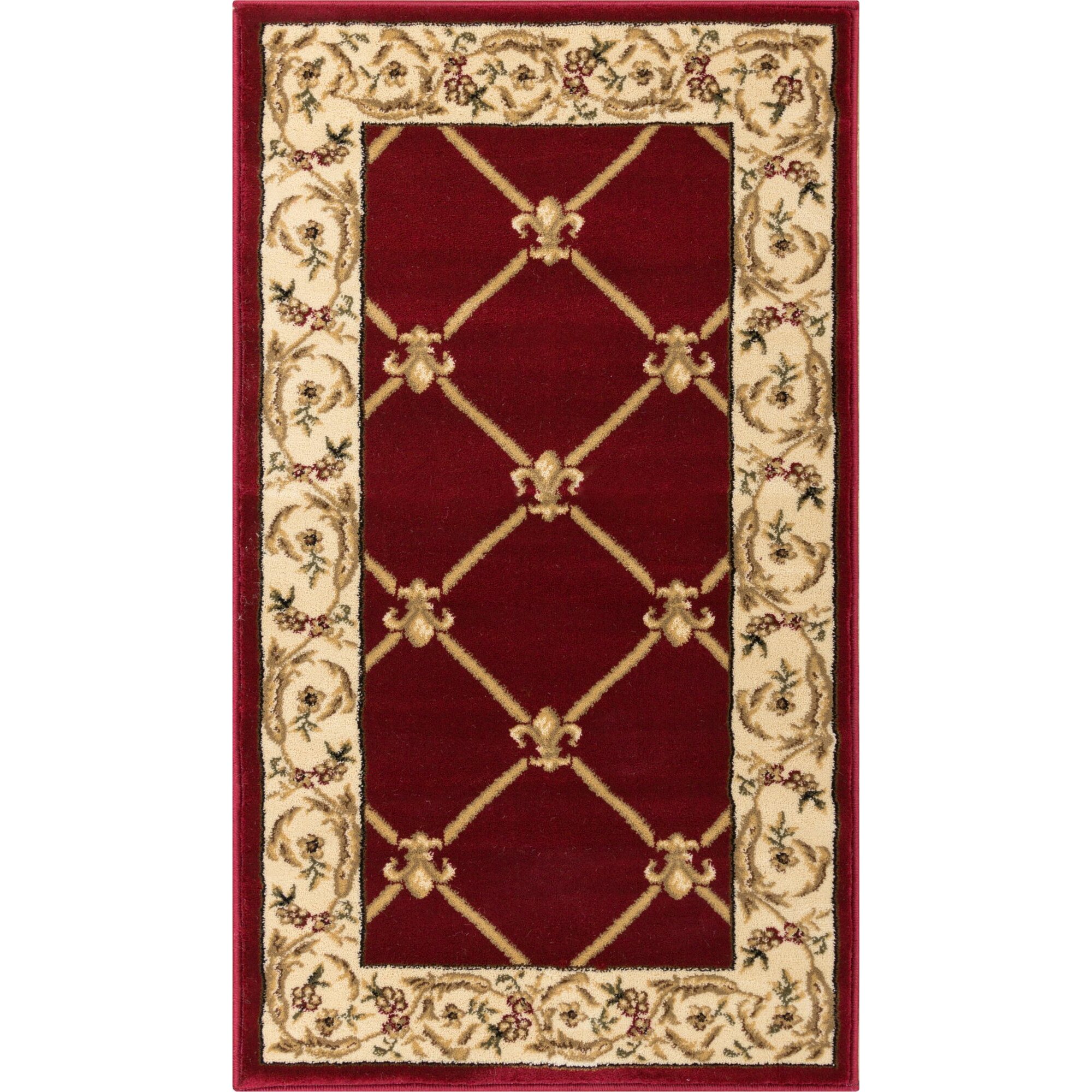 Fleur De Lis Bathroom Rug