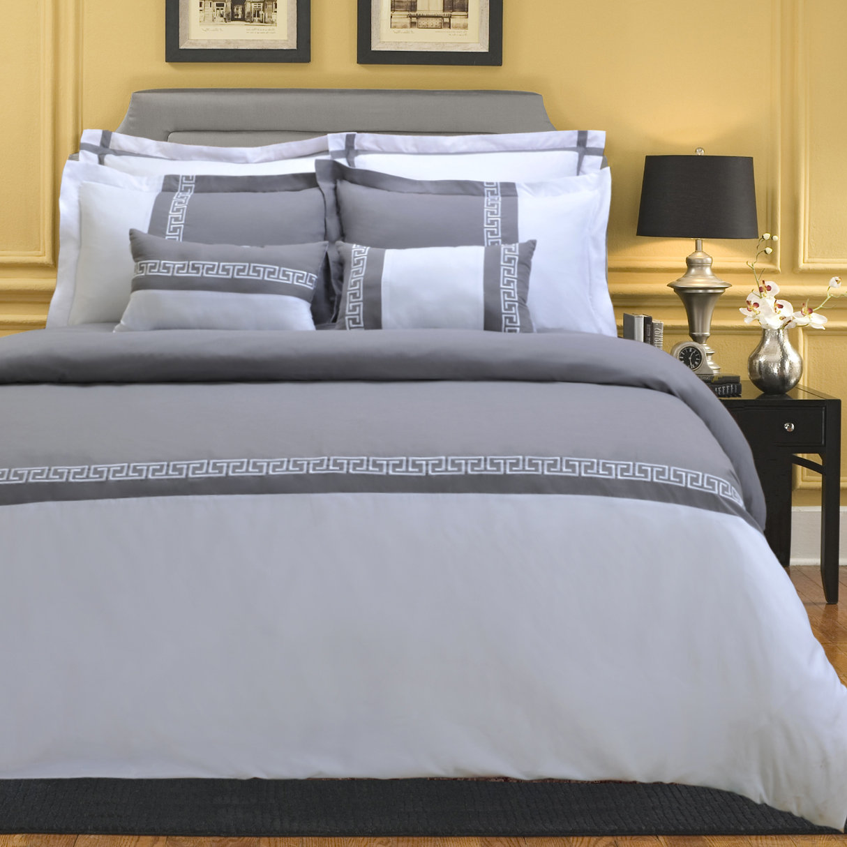 Mercer41 Pearson 7 Piece Reversible Duvet Cover Set Reviews Mercer41 Pearson 7 Piece Reversible Duvet Cover Set