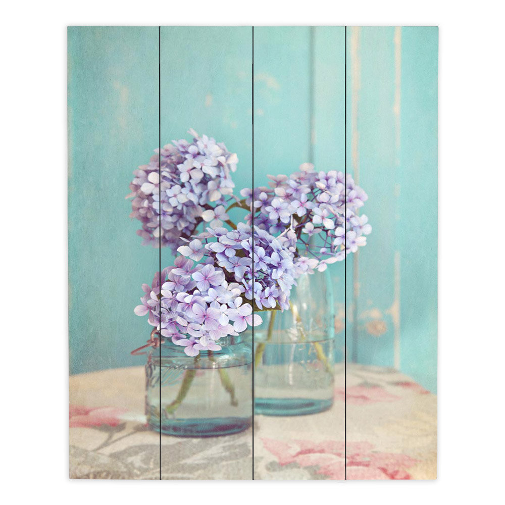 DiaNocheDesigns Hydrangeas in MasOn Jars by Sylvia Cook Photographic