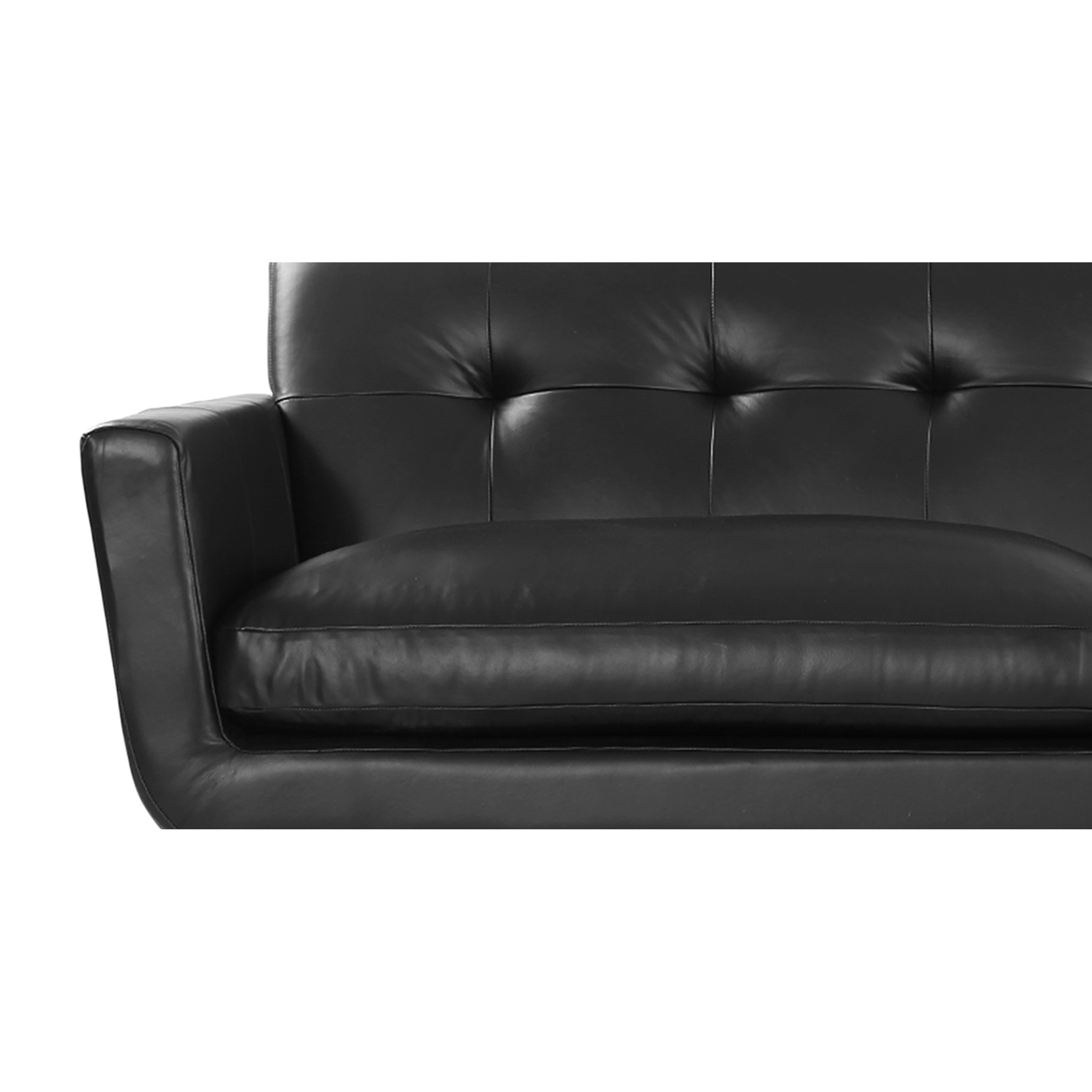 Kardiel Jackie Mid Century Modern Vintage Leather Sofa