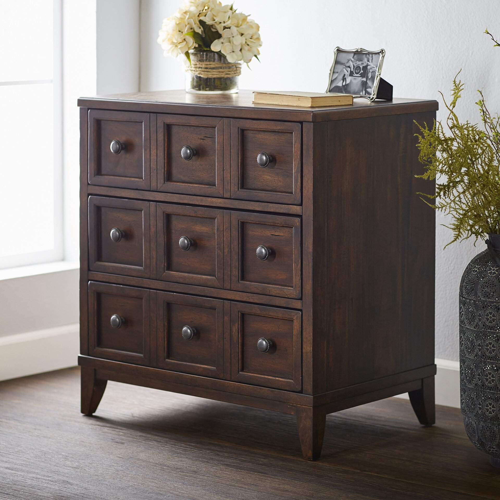 Trisha Yearwood Home Collection Metts 3 Drawer Accent Chest ... - Trisha Yearwood Home Collection Metts 3 Drawer Accent Chest