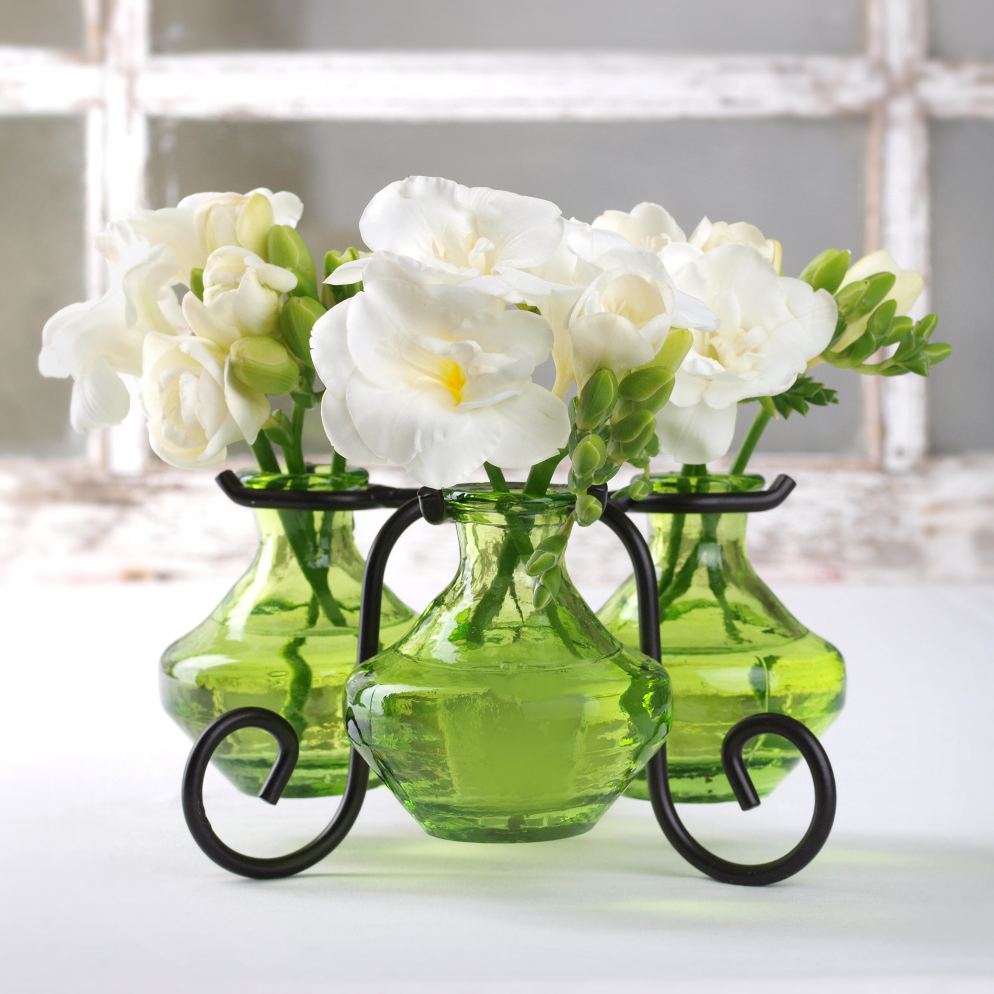 Genie 3 Recycled Glass Table Vase & Reviews Joss & Main