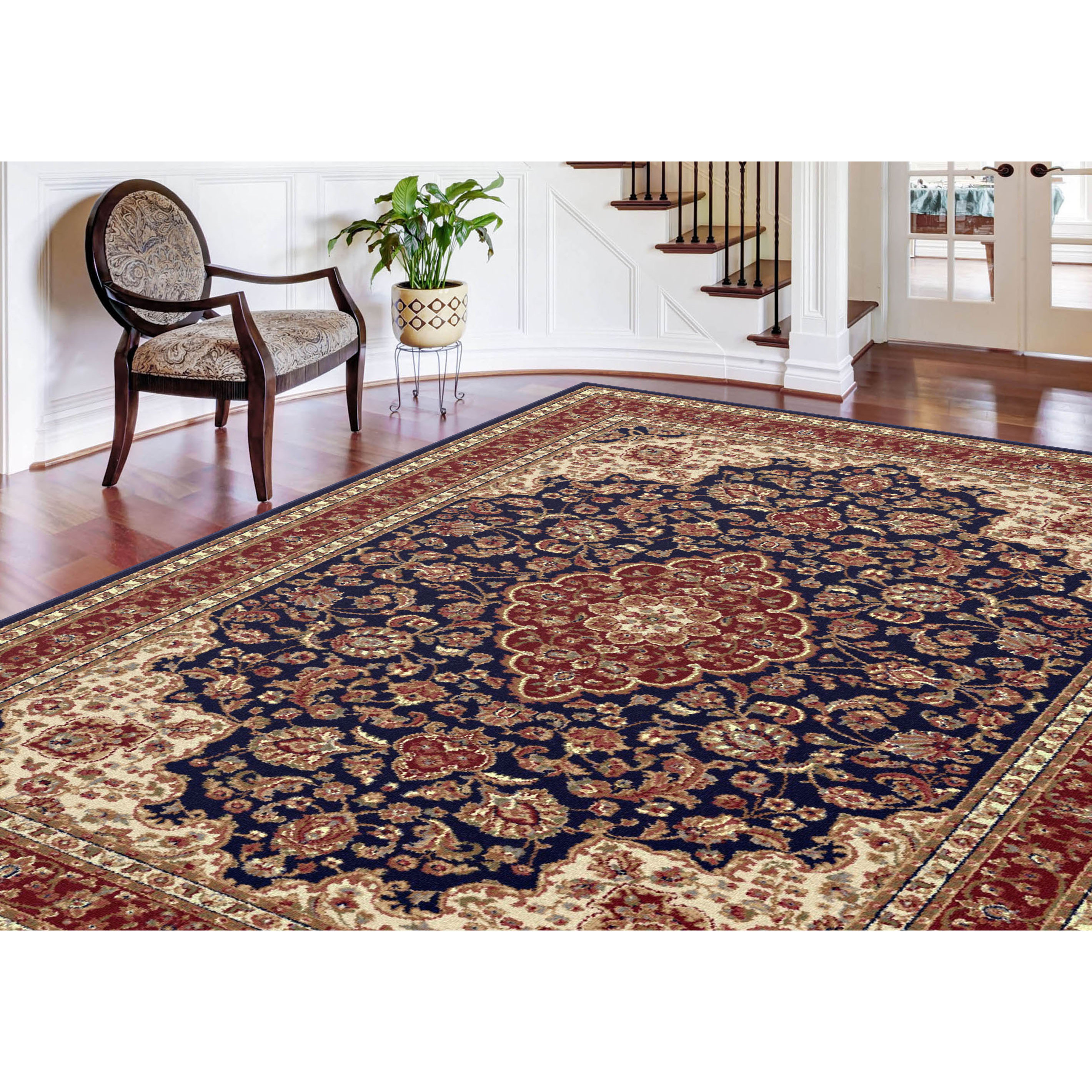Threadbind Richmond Navy Area Rug & Reviews Wayfair