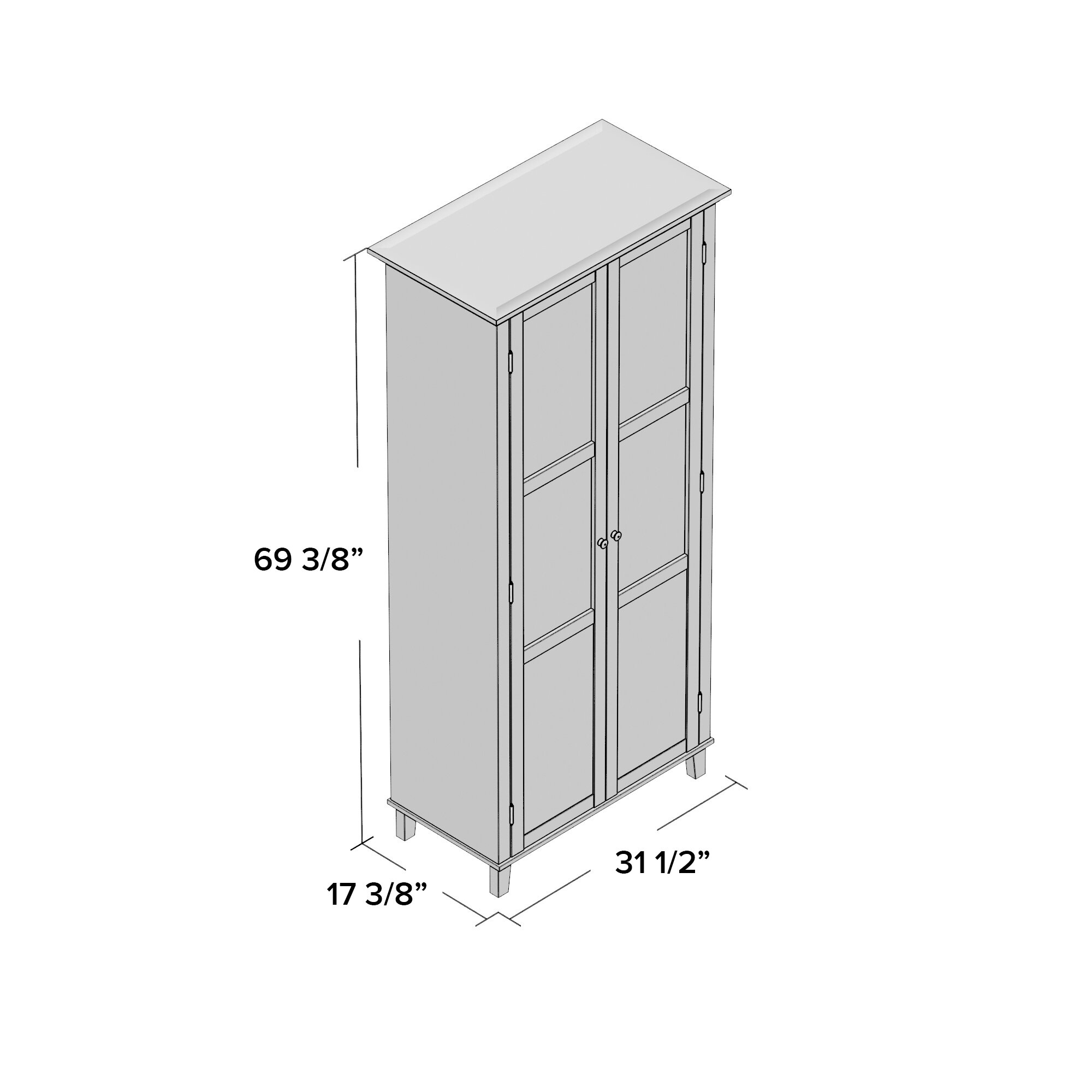 Latitude Run Hamilton 2 Door Storage Cabinet & Reviews | Wayfair