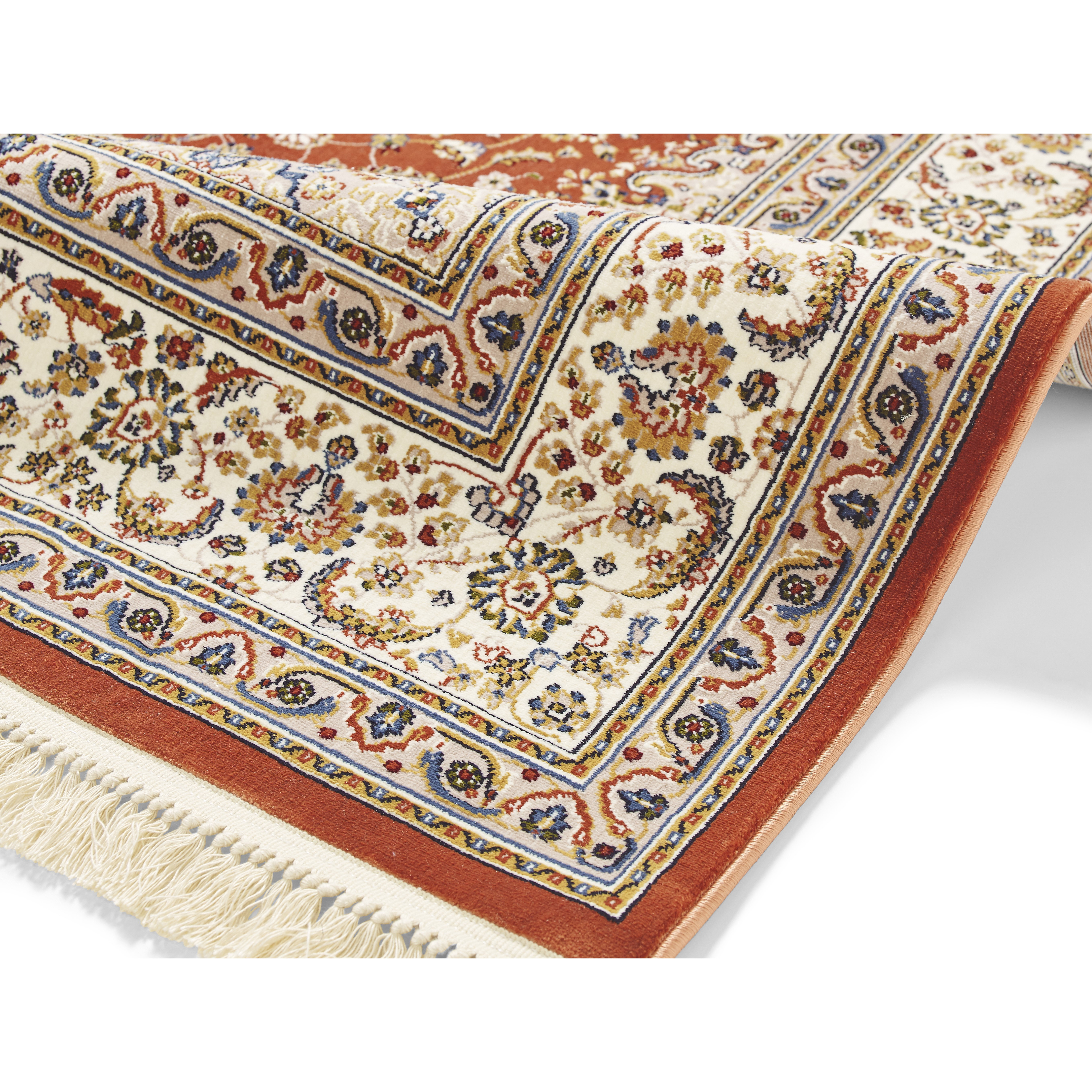 Three Posts Etten Terracotta Area Rug Wayfair UK