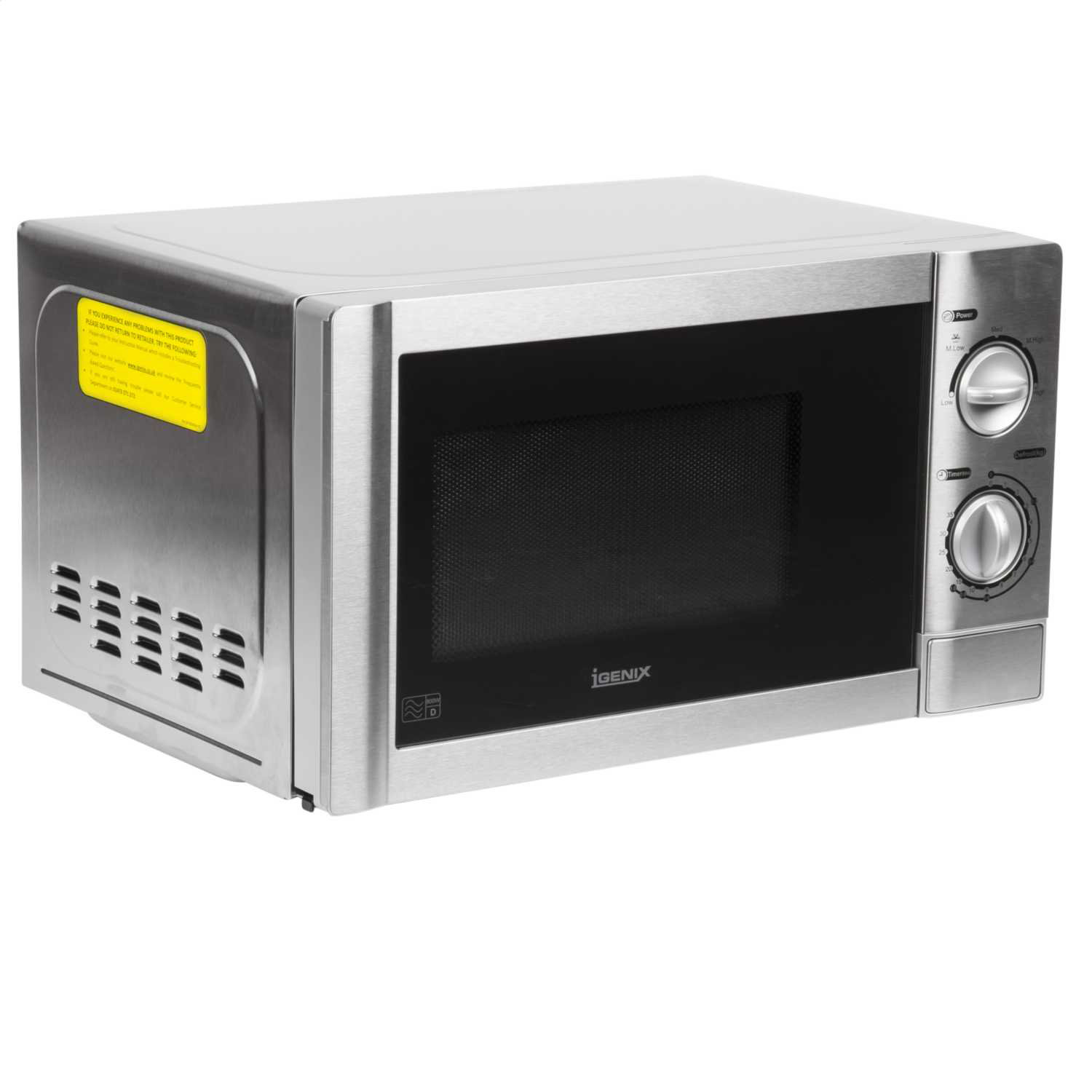 Igenix 20L 800W Countertop Microwave in Stainless Steel Wayfair.co ...