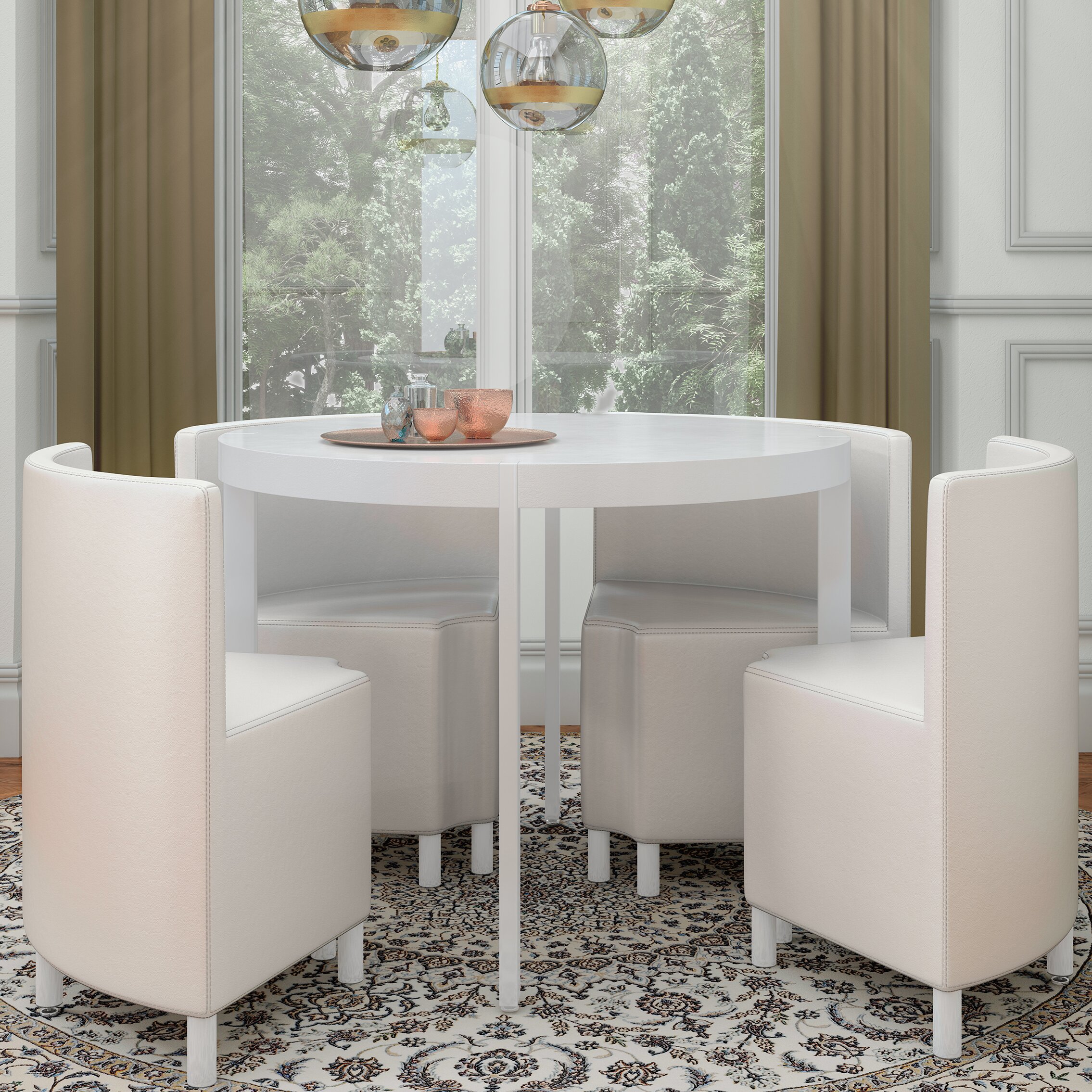 OWF Dining Table and 4 Chairs & Reviews | Wayfair.co.uk