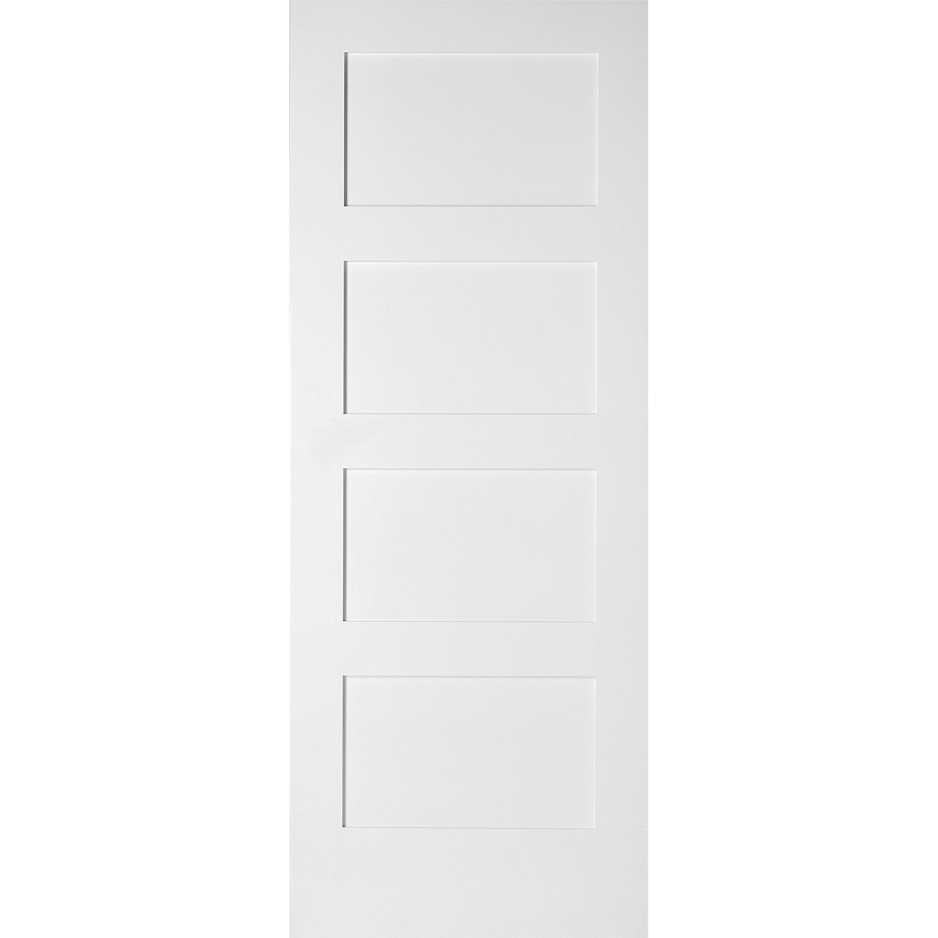Jeld Wen Shaker 4 Panel White Internal Door Wayfair UK