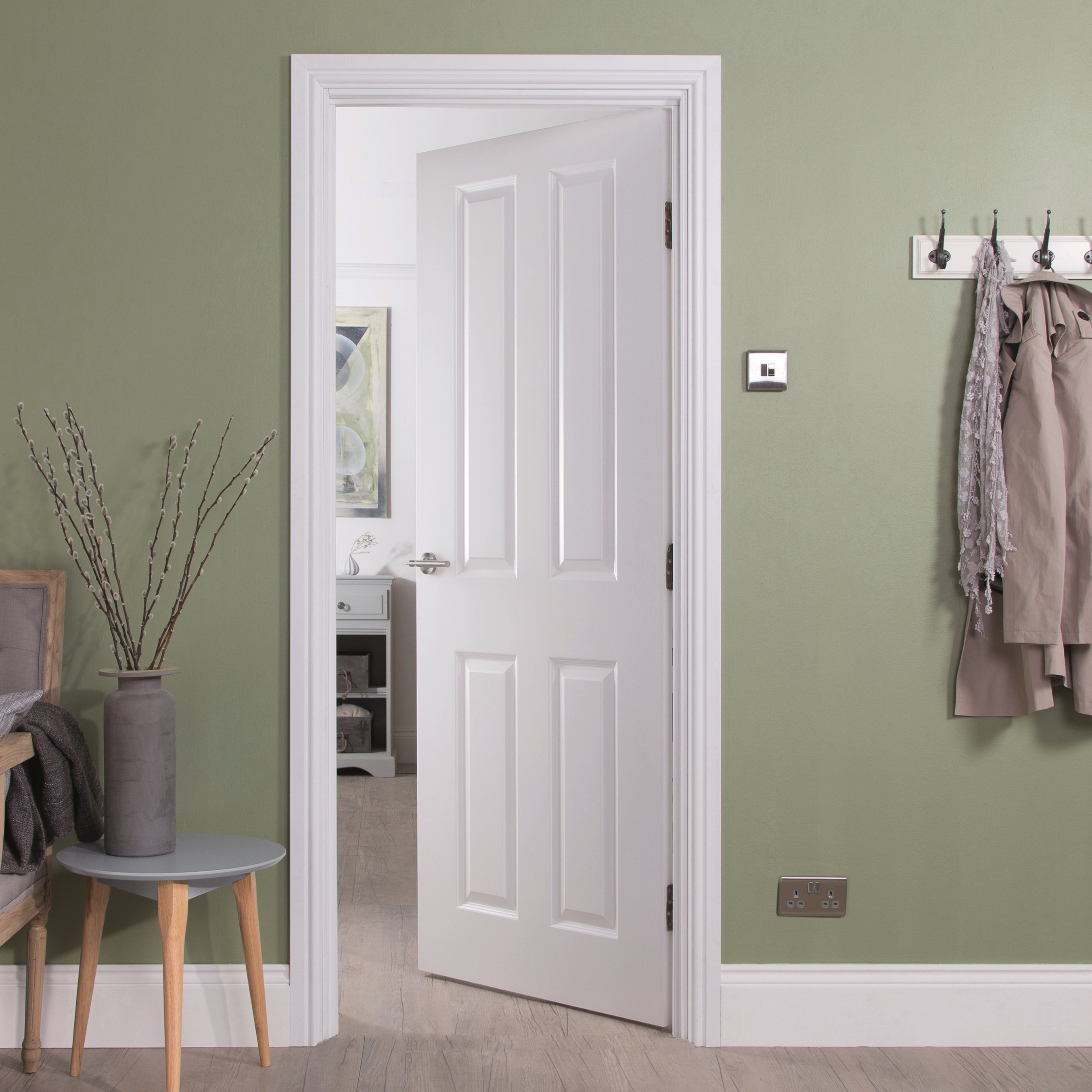 Jeld Wen Atherton 4 Panel Smooth Internal Door Wayfair.co.uk