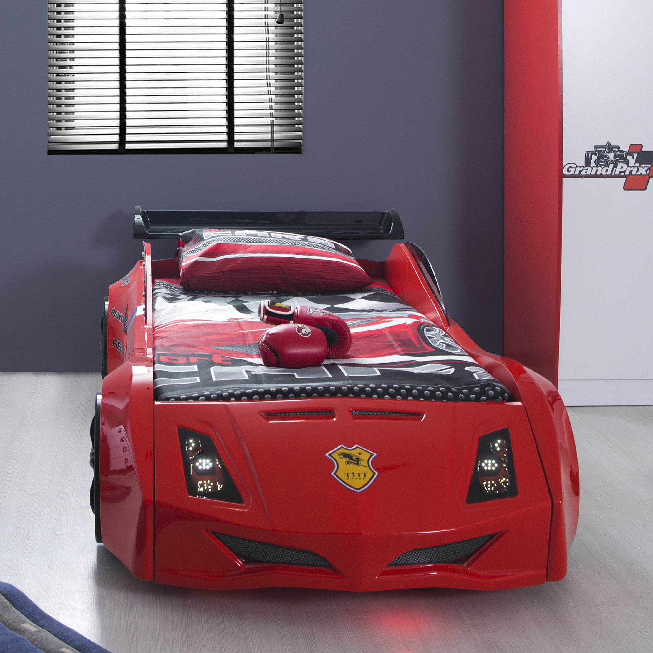 CloudSeller Twin Car Bed with Lights & Reviews Wayfair