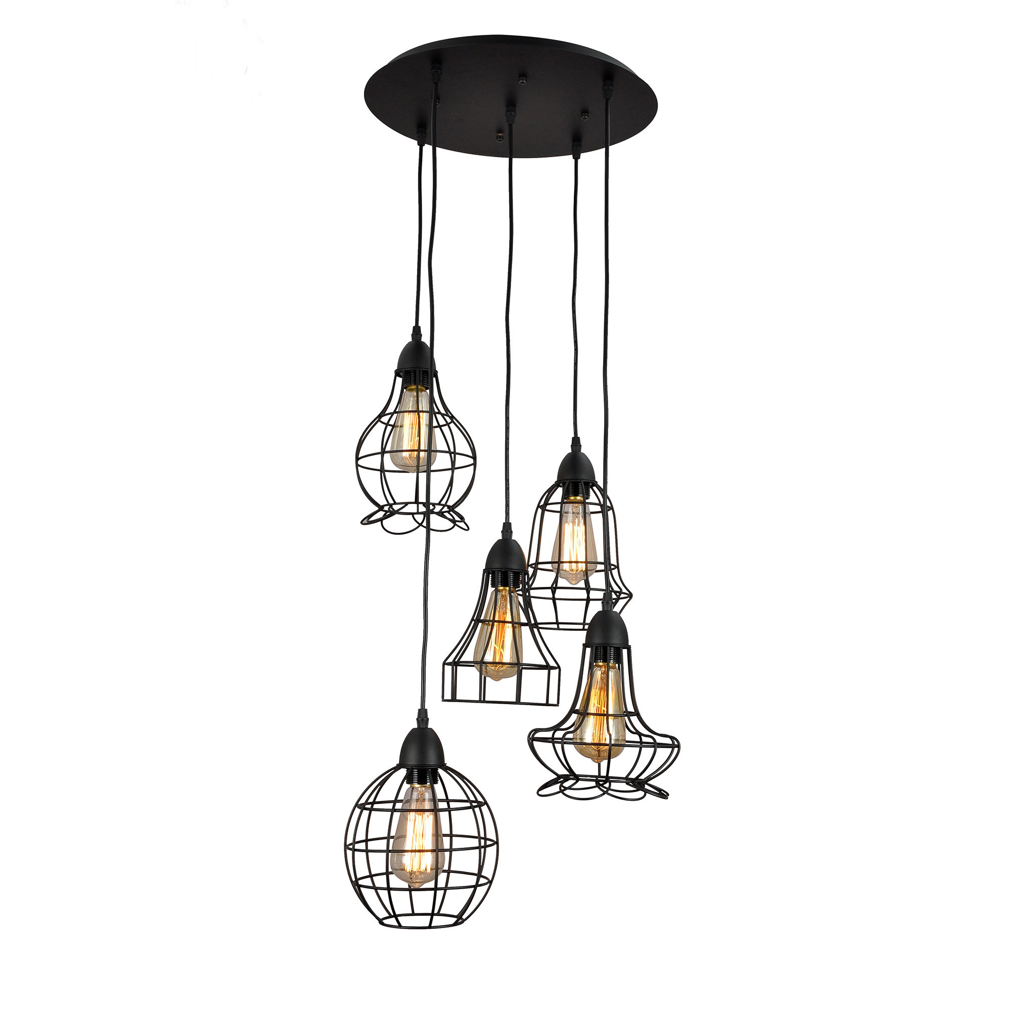 Unitary 5 Light Kitchen Island Pendant Reviews Wayfair Unitary 5 Light Kitchen Island Pendant