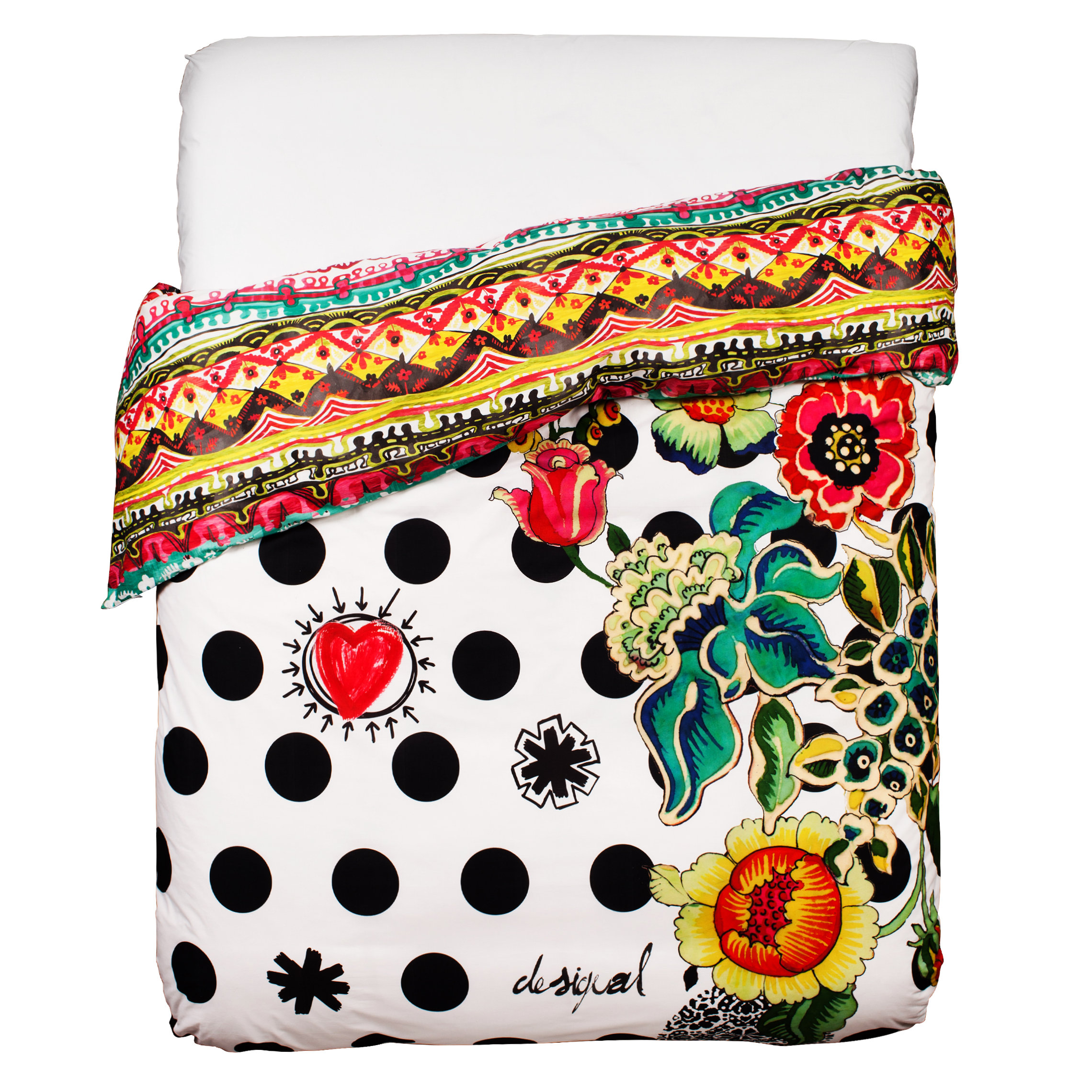 Dsgl Polka Dot Duvet Cover Collection Reviews Wayfair Desigual Polka Dot Duvet Cover Collection