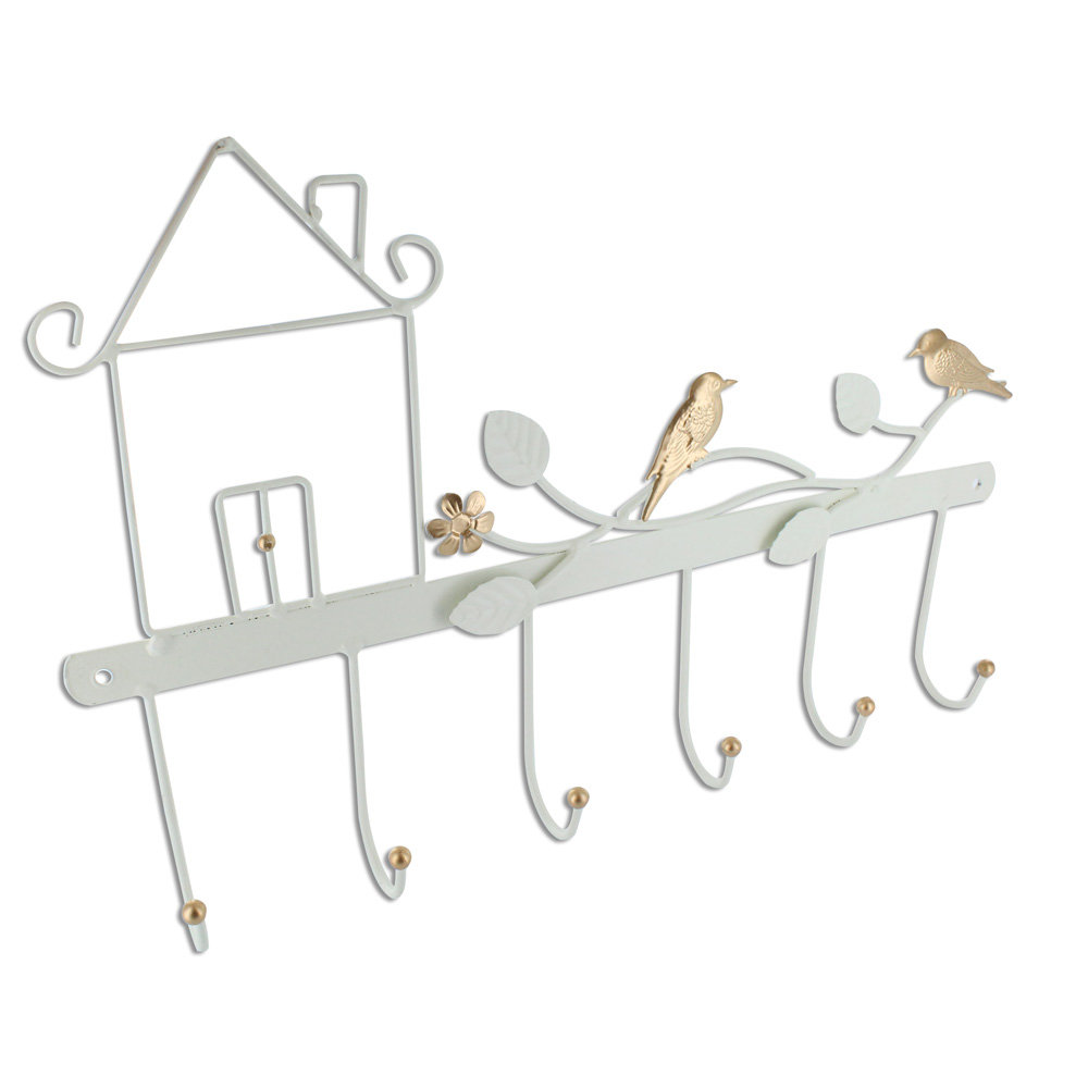 Metal Wall Mounted Coat Rack Tradingbasis Wall Mount Garment Rack Traditional Hooks By Pottery Barn