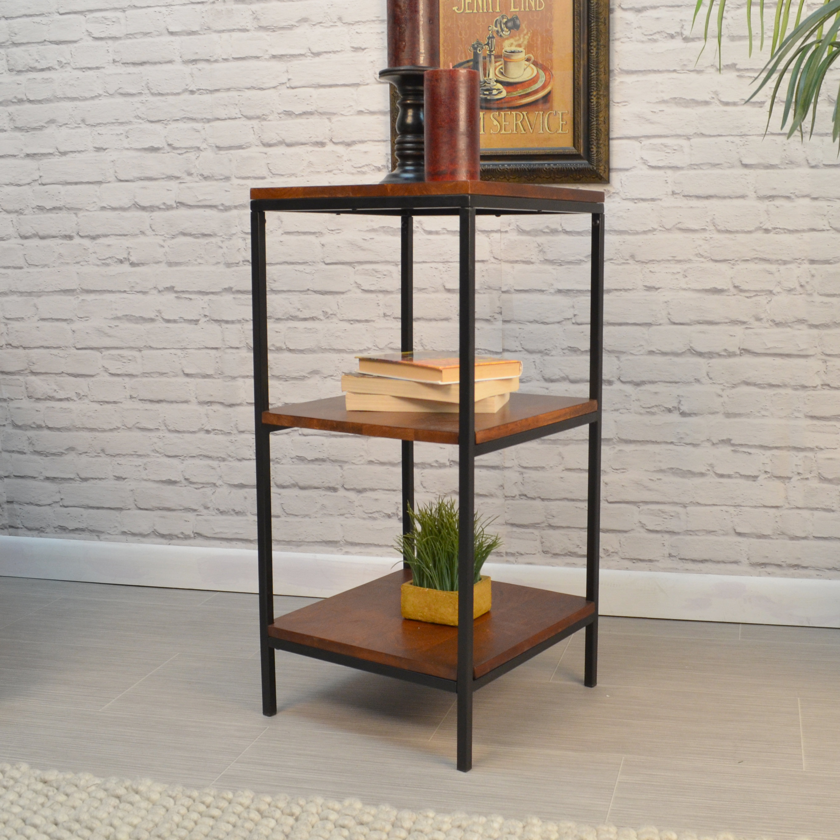 Laurel Foundry Modern Farmhouse Barthe 30" Etagere Bookcase Wayfair.ca
