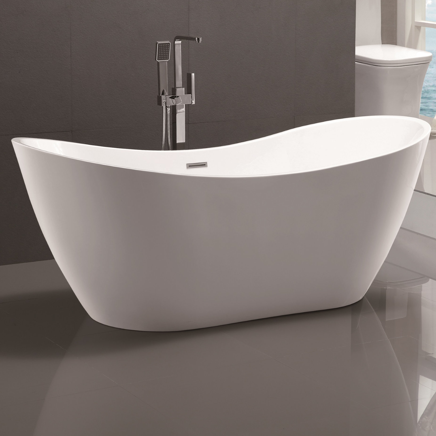 Vanity Art 71 X 31 5 Freestanding Soaking Bathtub Reviews Vanity Art 71 Quot X 31 5 Freestanding Soaking Bathtub