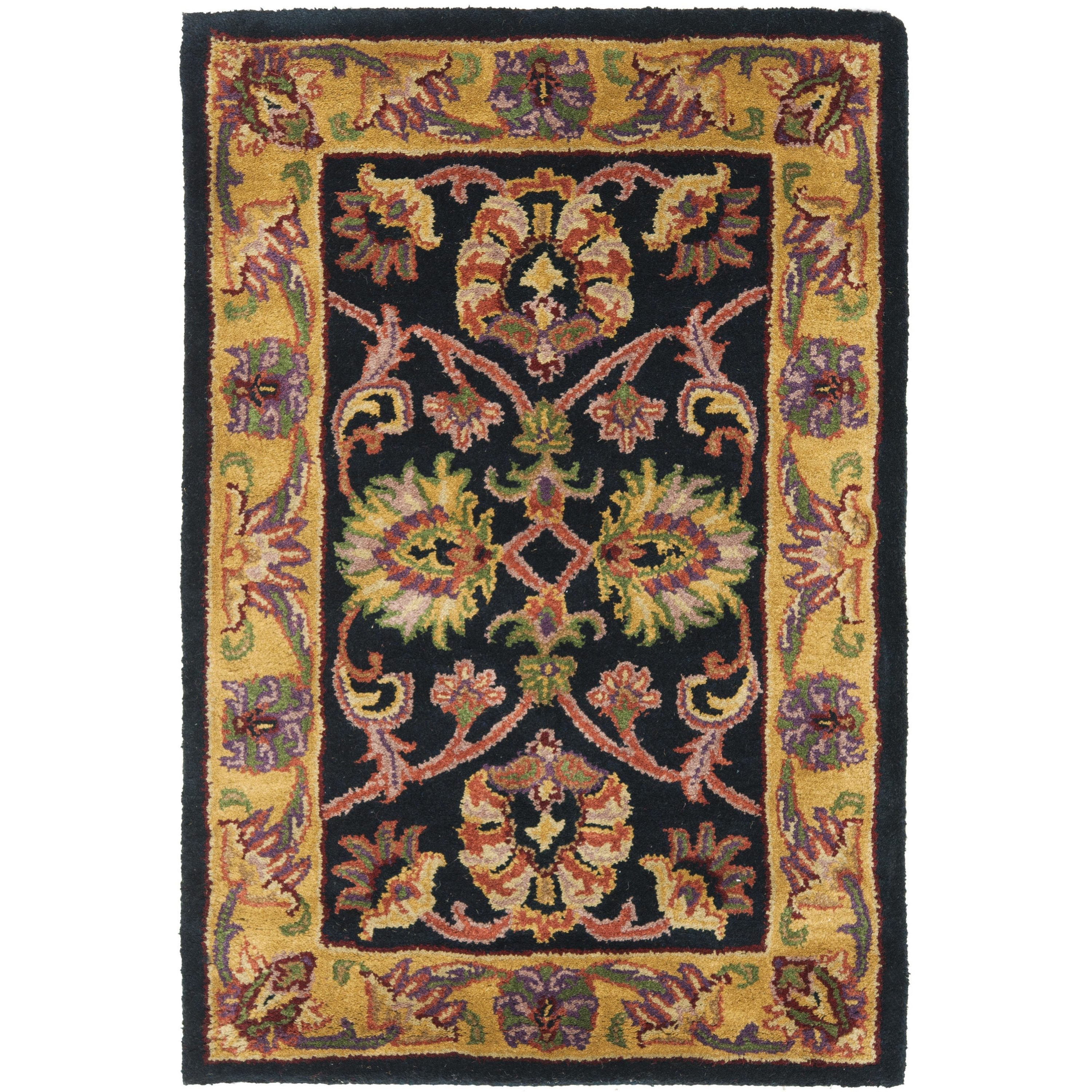 Safavieh Golden Jaipur Antiquity Black/Gold Area Rug & Reviews Wayfair