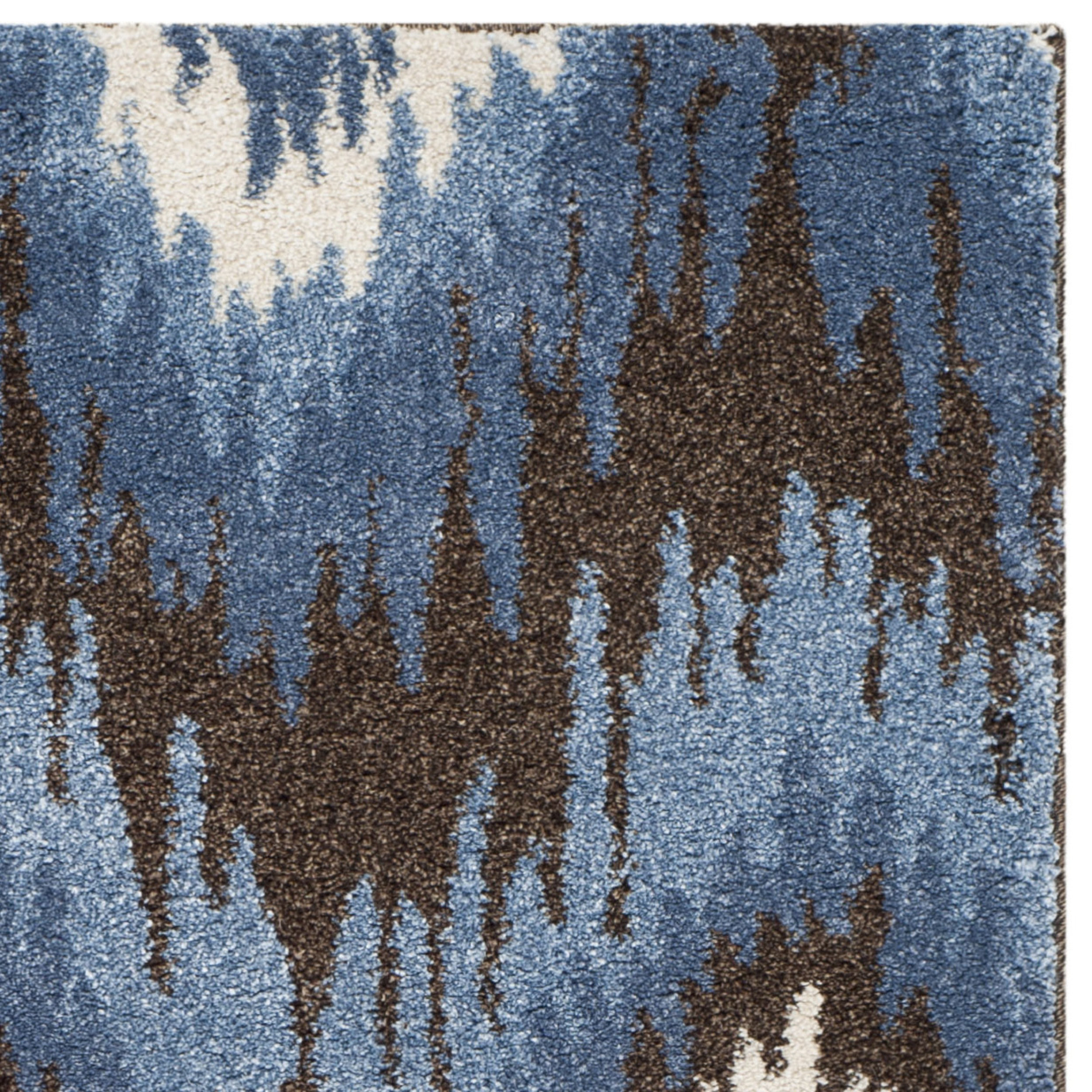Safavieh Retro Dark Brown / Blue Rug & Reviews Wayfair