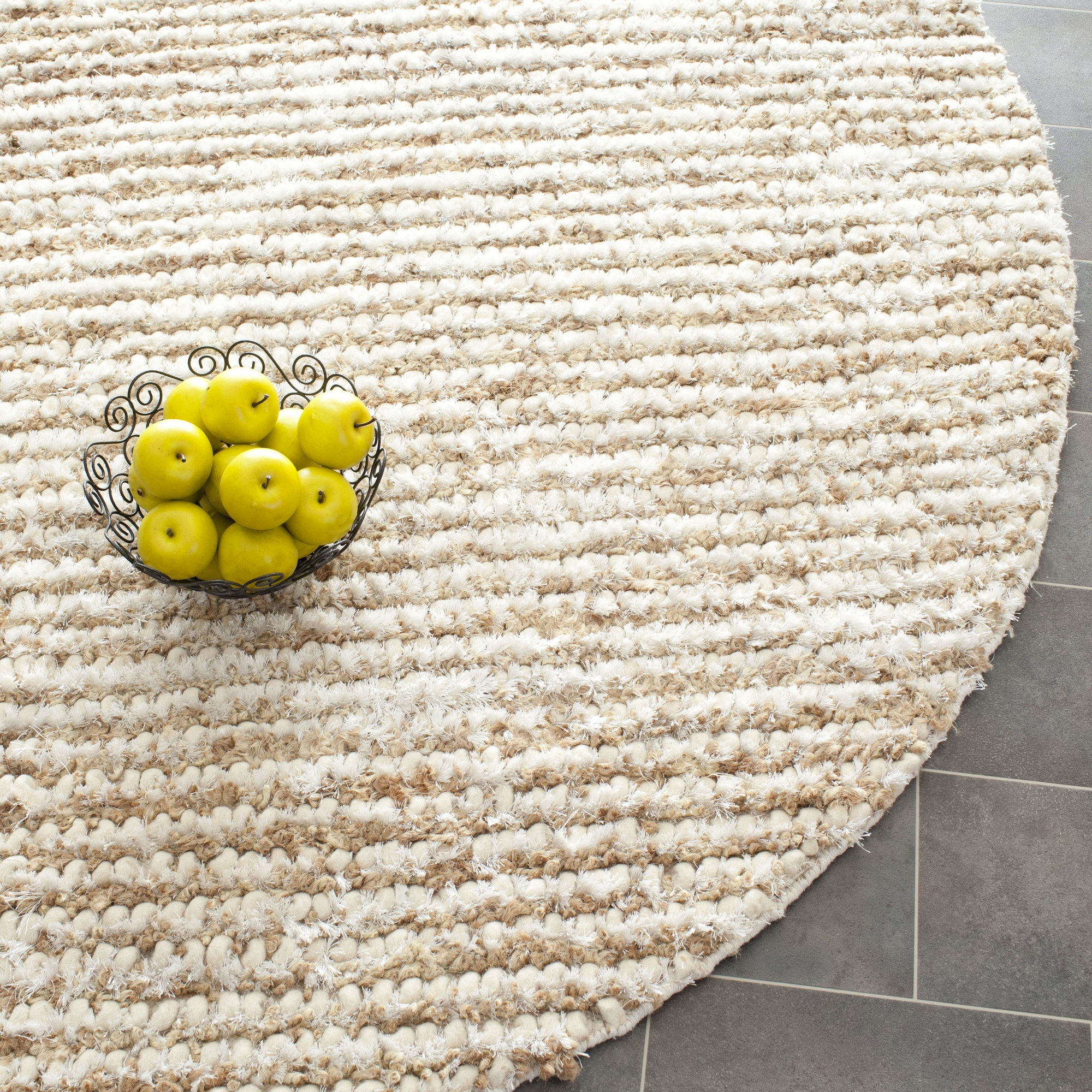 Safavieh Shag White & Beige Area Rug & Reviews Wayfair