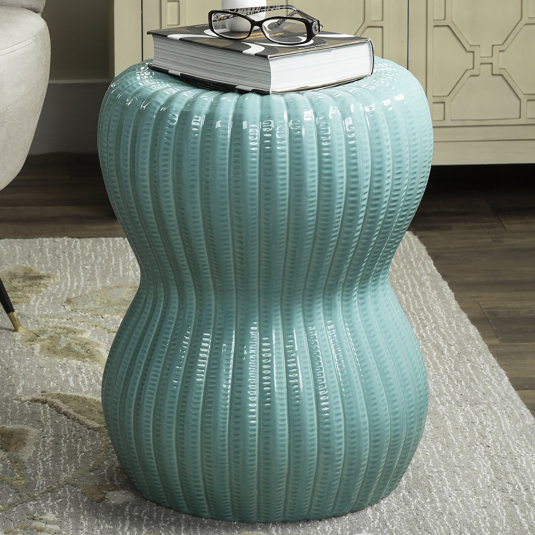 Safavieh Hour Glass Garden Stool & Reviews Wayfair