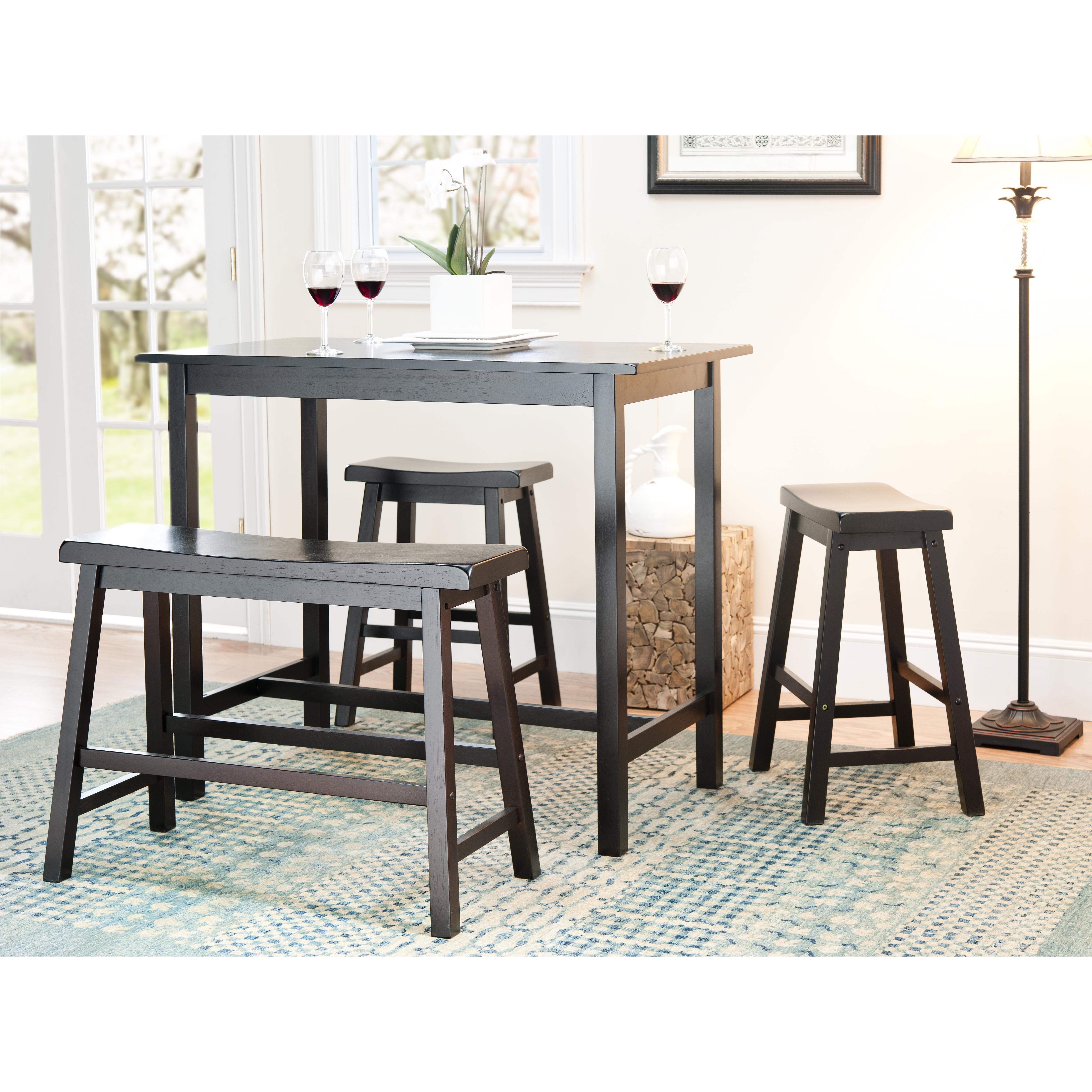 Safavieh 4 Piece Pub Table Set & Reviews | Wayfair - Safavieh 4 Piece Pub Table Set