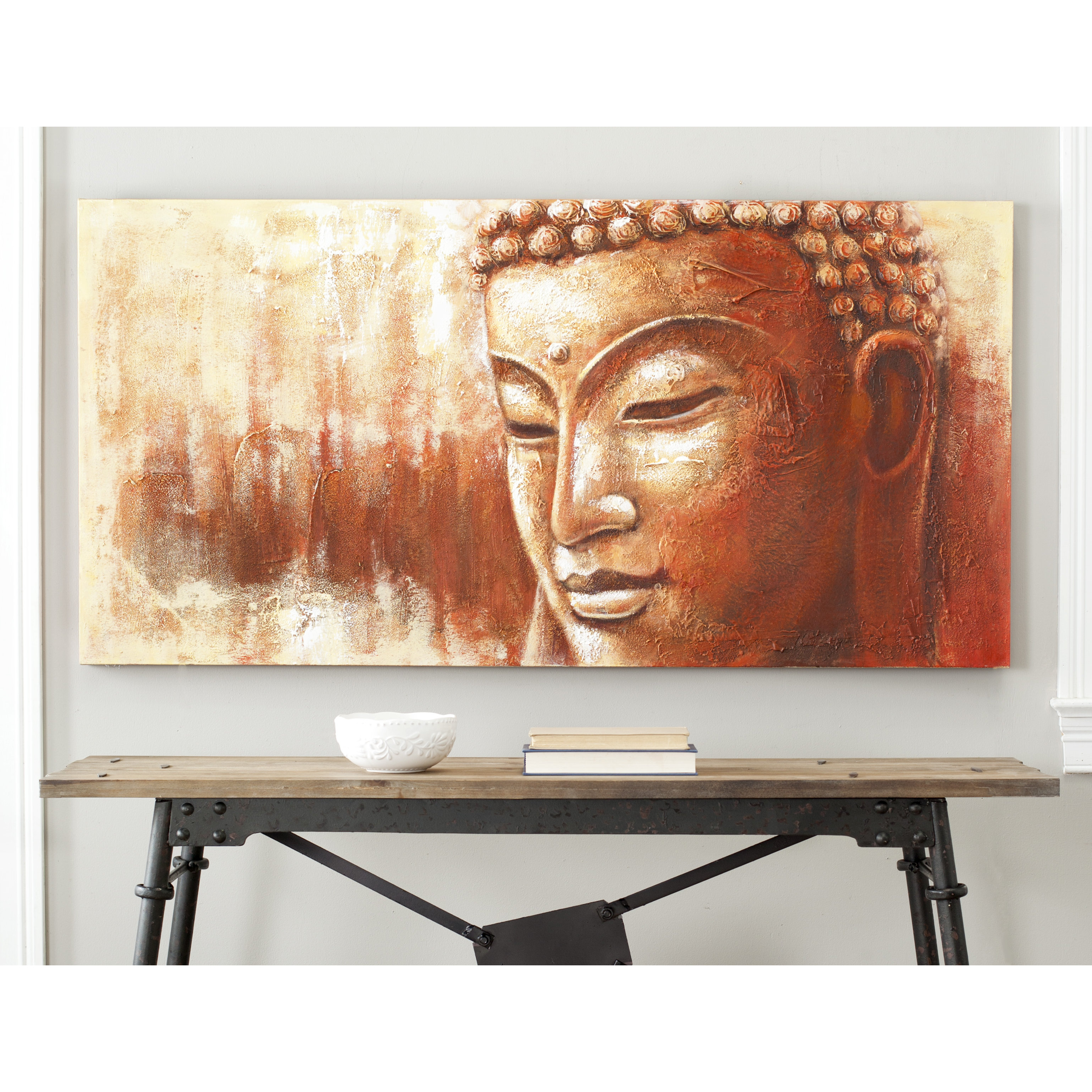 Safavieh Zen Buddha Painting Print on Canvas & Reviews Wayfair