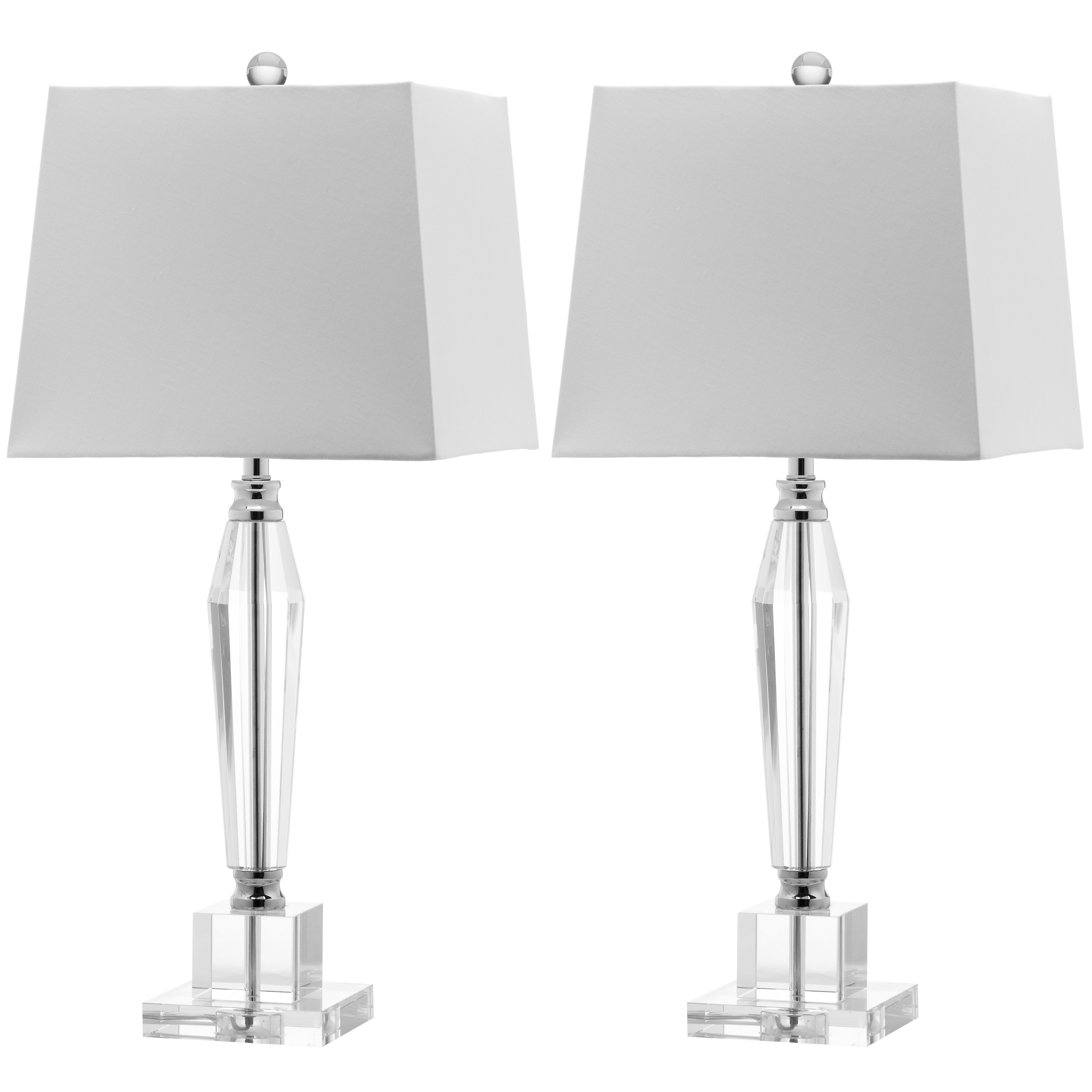 Safavieh Aiden Faceted 28" Table Lamps (Set of 2) & Reviews Wayfair
