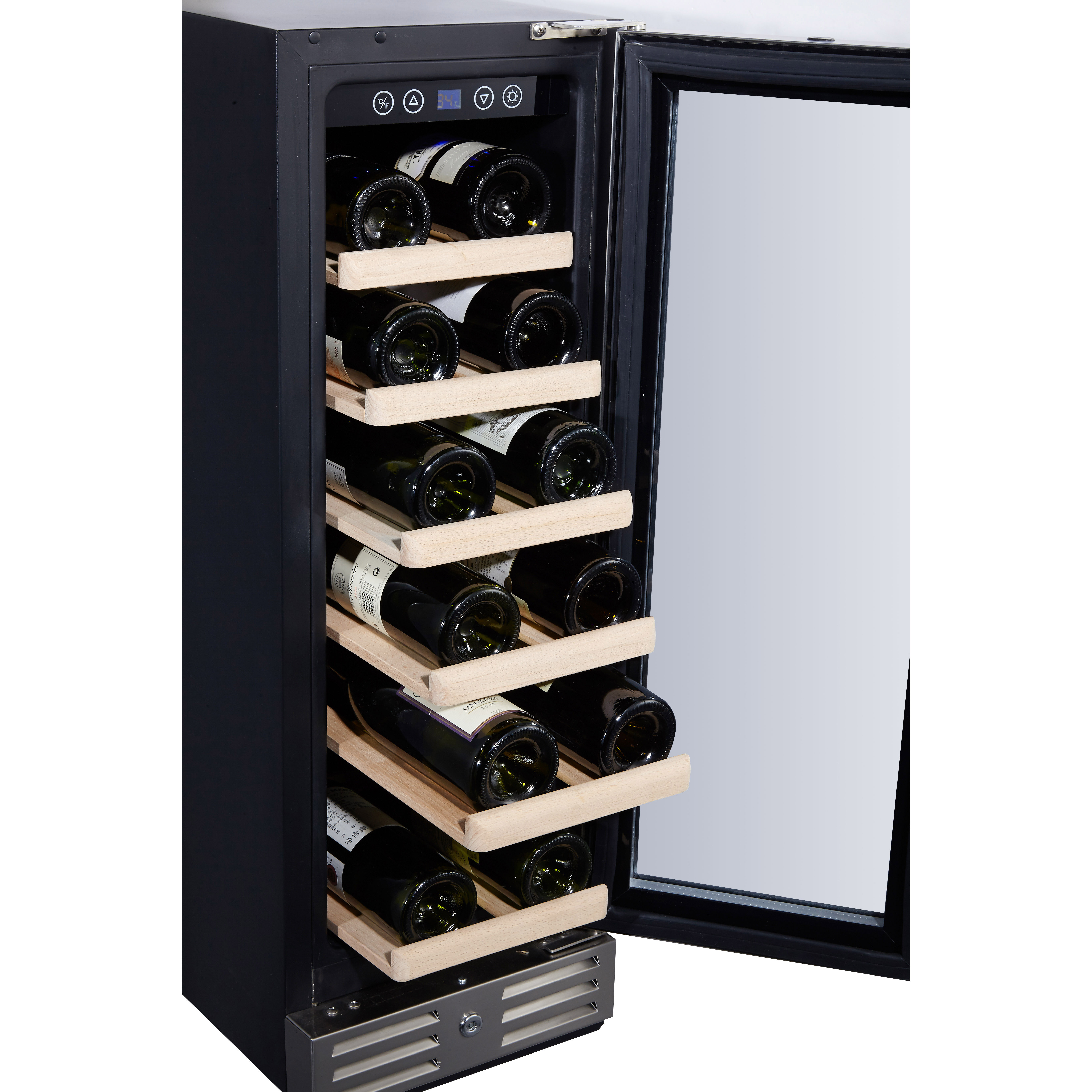 Kalamera 18 Bottle Single Zone BuiltIn Wine Cooler & Reviews Wayfair.ca
