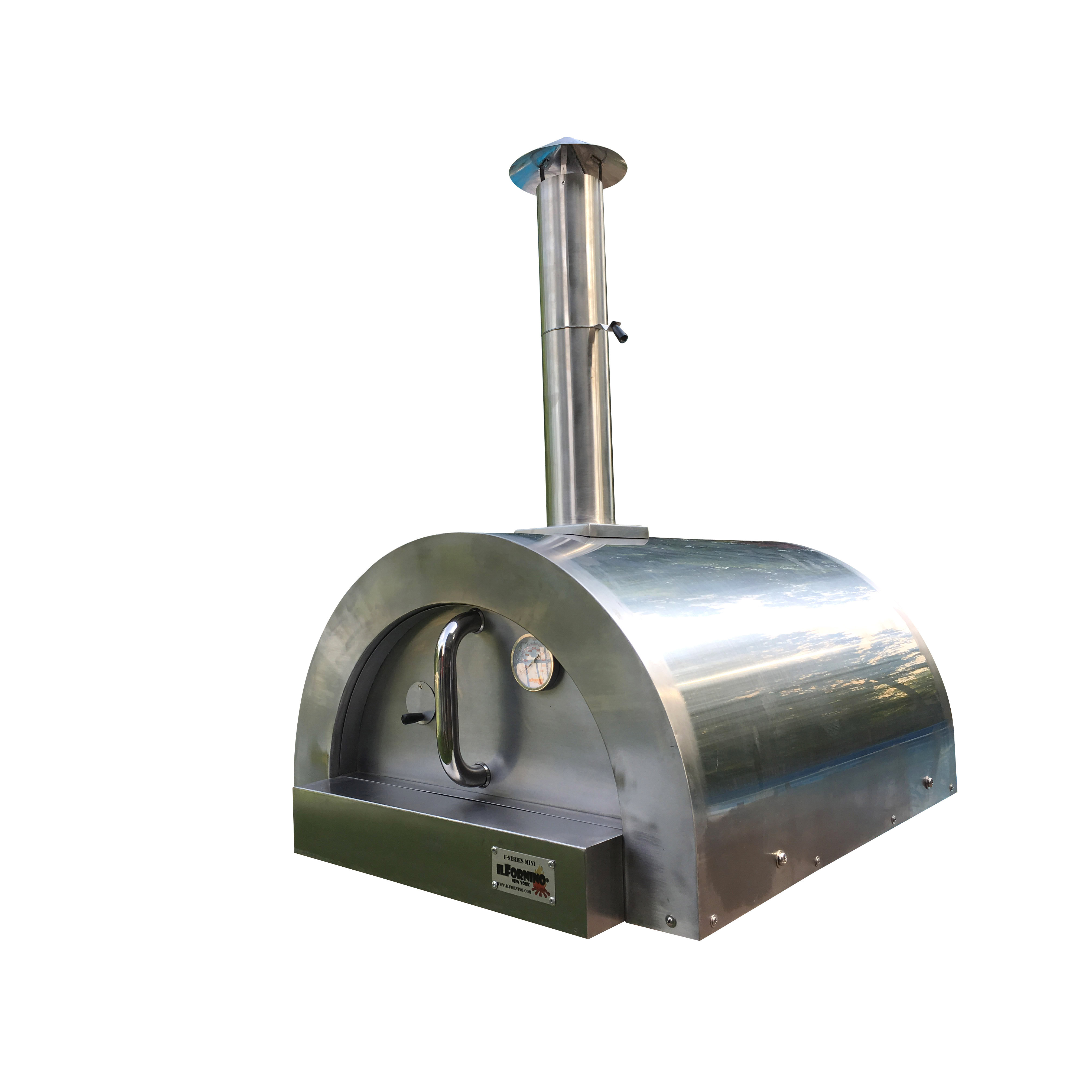 ilFornino F Series Mini Basic Stainless Steel Wood Fired Pizza Oven & Reviews Wayfair