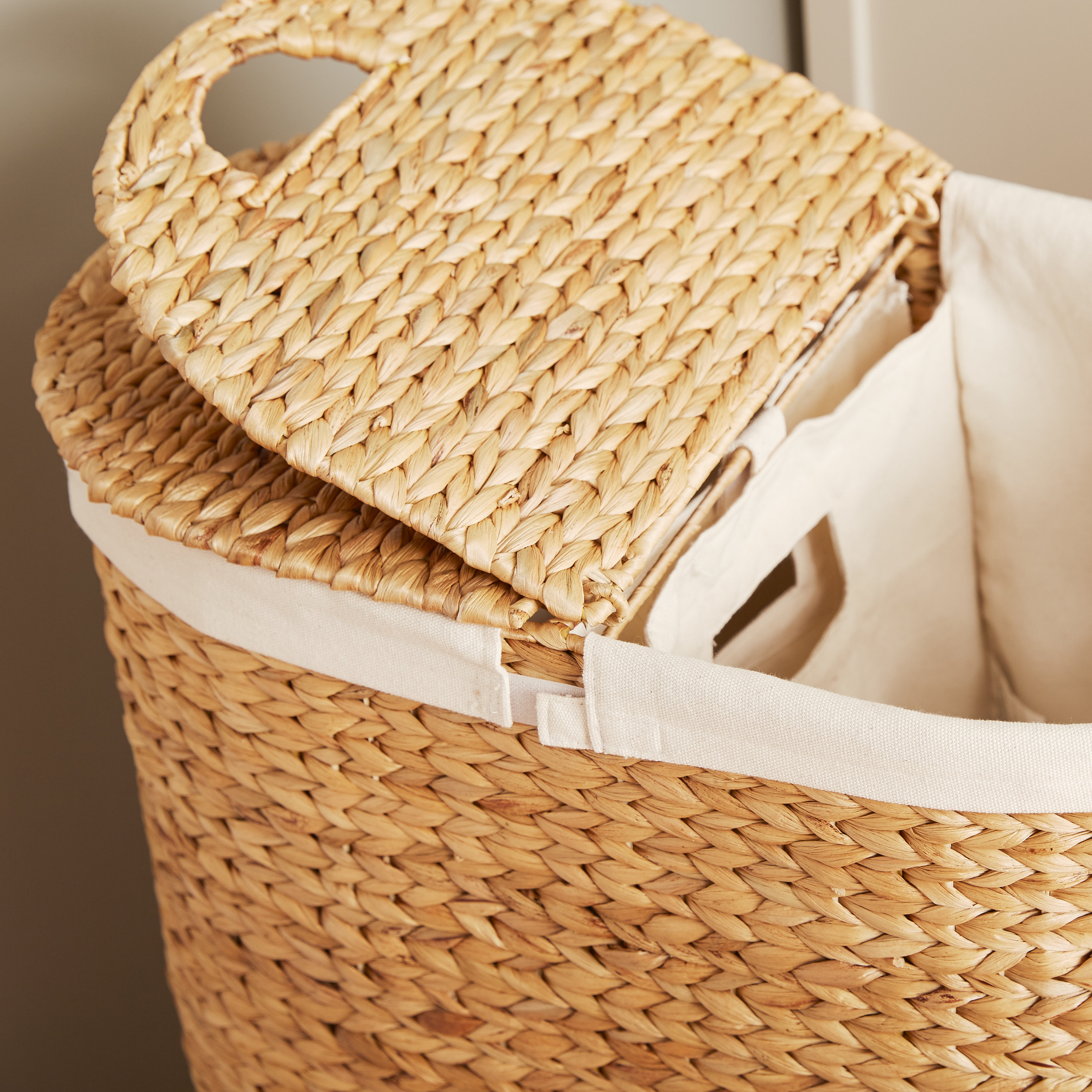 Rebrilliant Oval Double Wicker Laundry Hamper & Reviews Wayfair.ca
