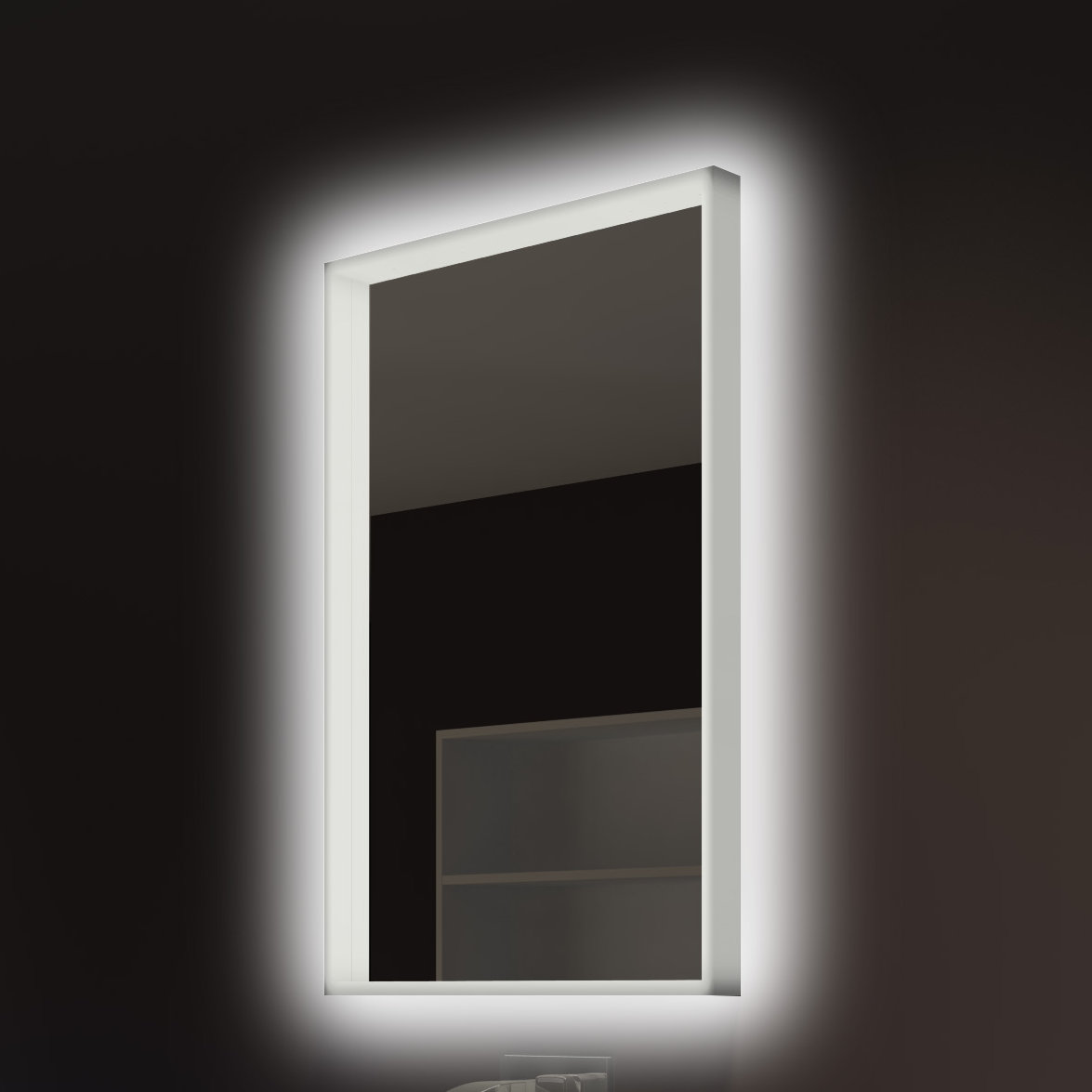 Paris Mirror Acrylic Illuminated Bathroom \/ Vanity Wall Mirror Wayfair.ca Paris Mirror Acrylic Illuminated Bathroom \/ Vanity Wall Mirror Wayfair.ca