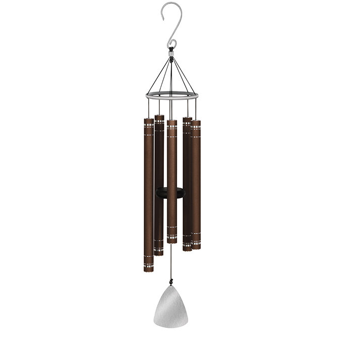 Carson Home Accents Shimmer Etched Wind Chime Wayfair Carson Home Accents Shimmer Etched Wind Chime