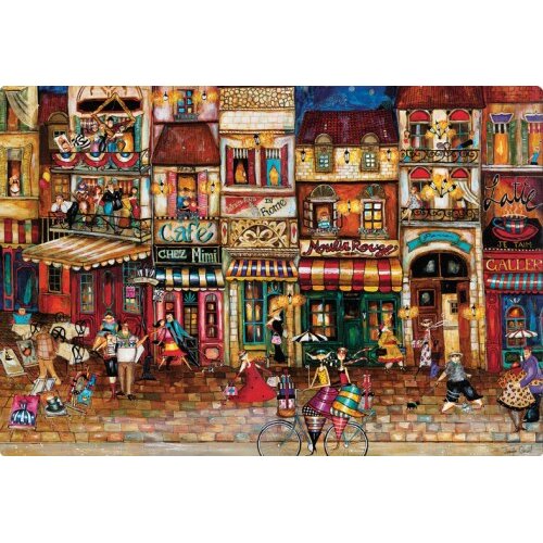 Magic Slice Streets of Paris by Jennifer Garant Non-Slip Flexible ...