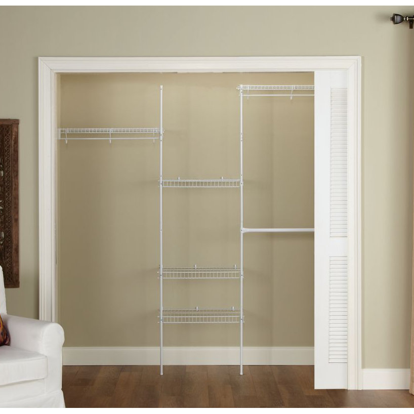 Rubbermaid Slide 60 W 96 Closet System Wayfair