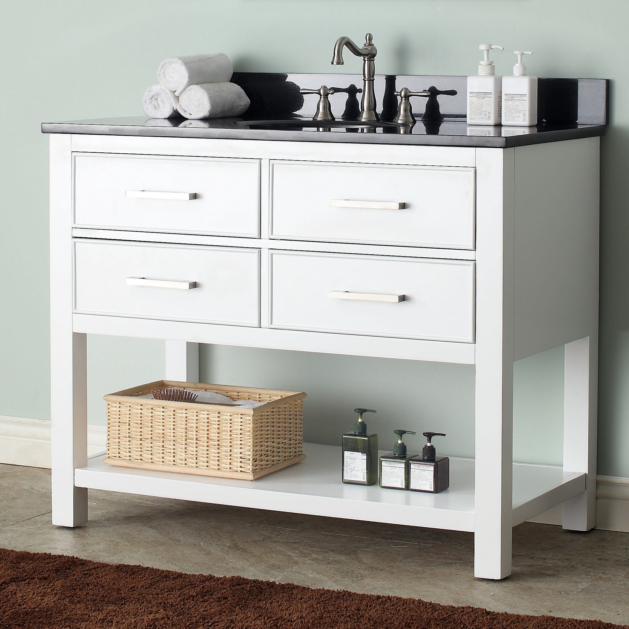 Avanity Brooks 43 Single Bathroom Vanity Set Reviews Wayfair Avanity Brooks 43 Quot Single Bathroom Vanity Set