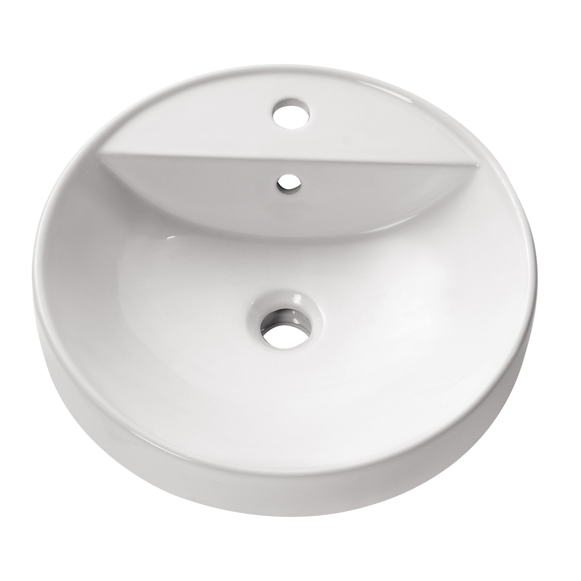 Avanity Circular Vessel Bathroom Sink with Overflow & Reviews