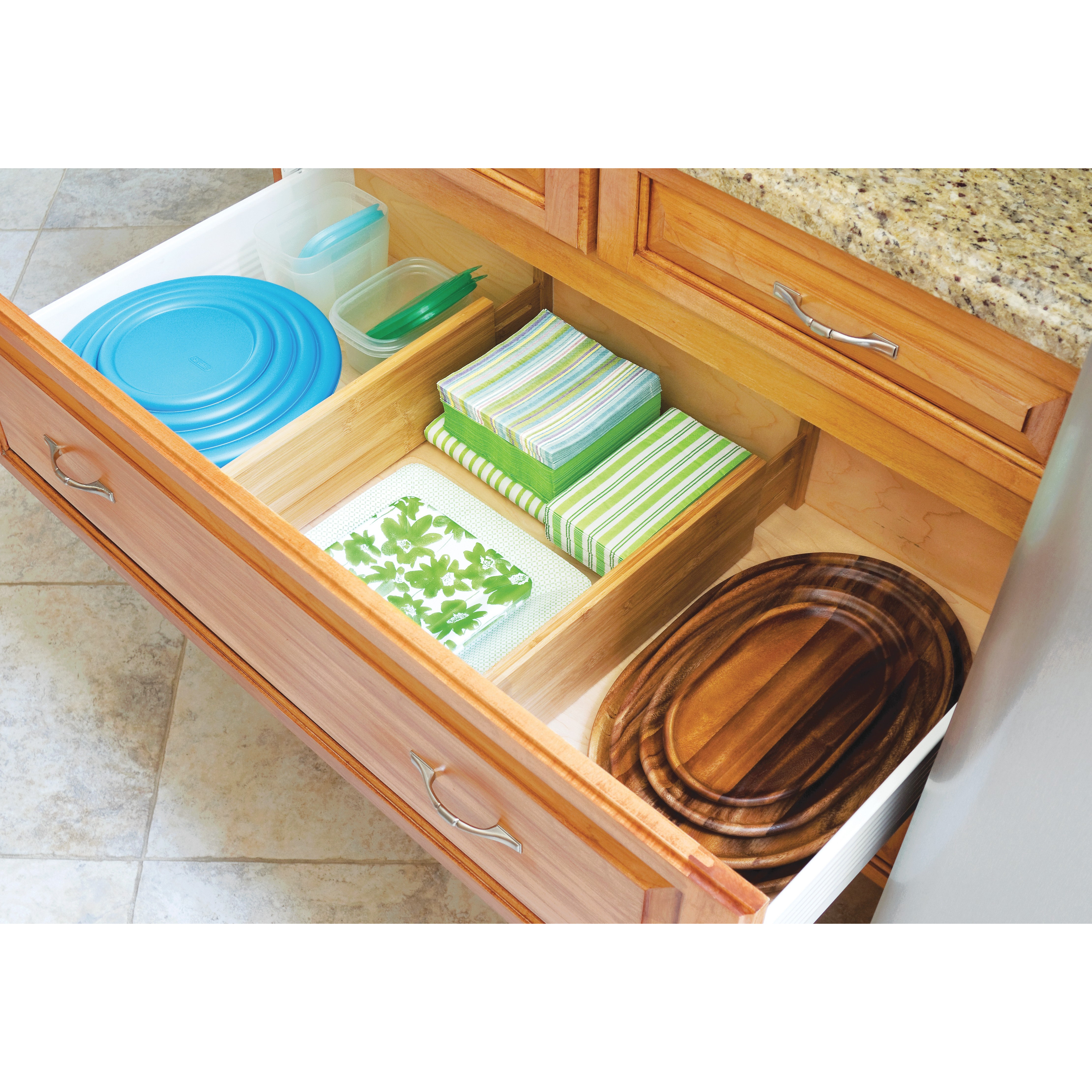 Lipper International Bamboo Kitchen Drawer Divider & Reviews Wayfair