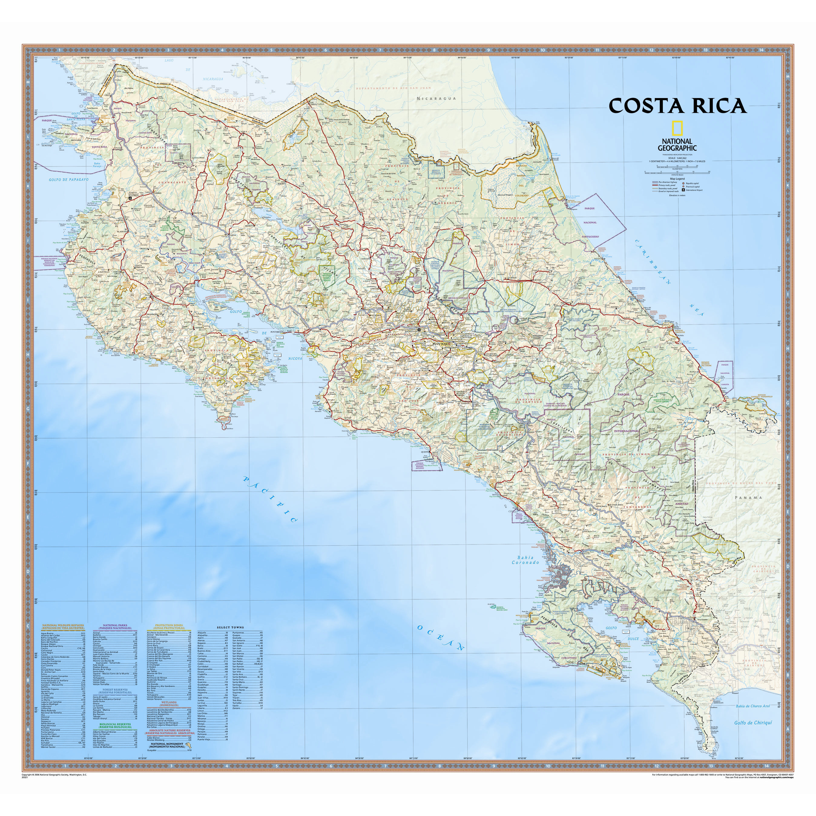 Wall Maps You Ll Love Wayfair Costa Rica Wall Map