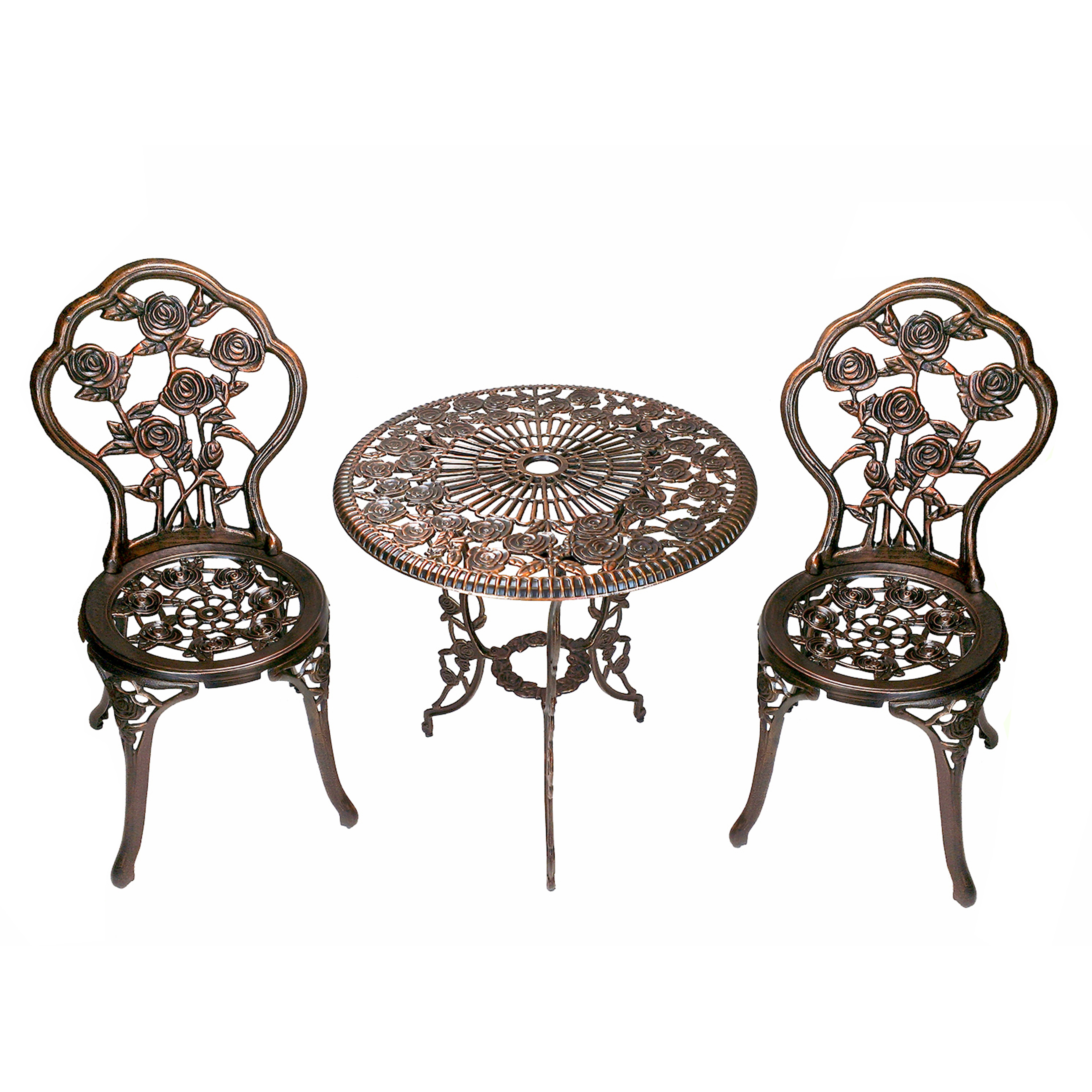 Oakland Living Rose 3 Piece Bistro Set Reviews Wayfair Oakland Living Rose 3 Piece Bistro Set