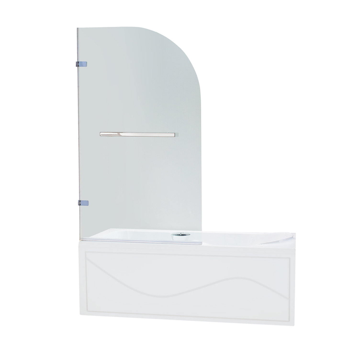 Vigo Orion 34 X 58 Hinged Curved Bathtub Door Reviews Wayfair Vigo Orion 34 Quot X 58 Hinged Curved