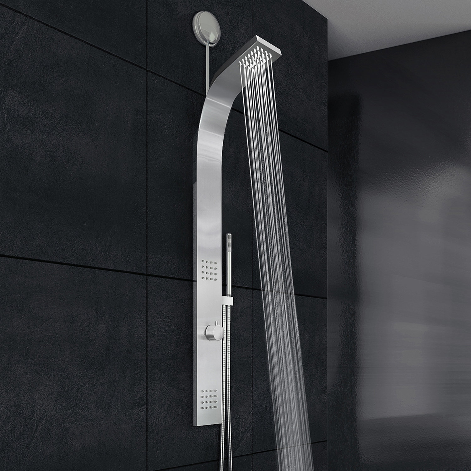 VIGO Retrofit Shower Panel System with Rain Shower Head & Reviews