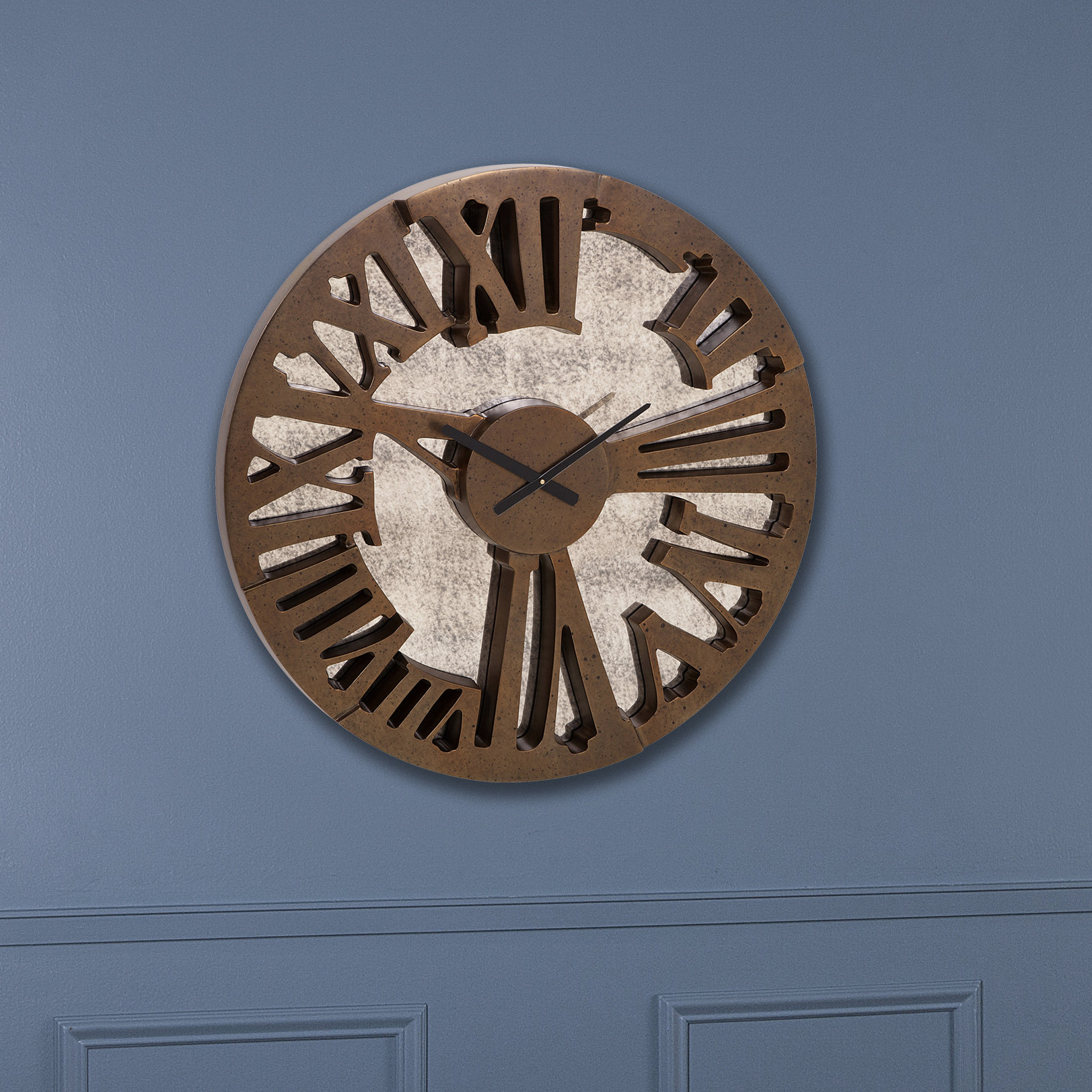 IMAX Oversized Mirror Wall Clock Wayfair.ca