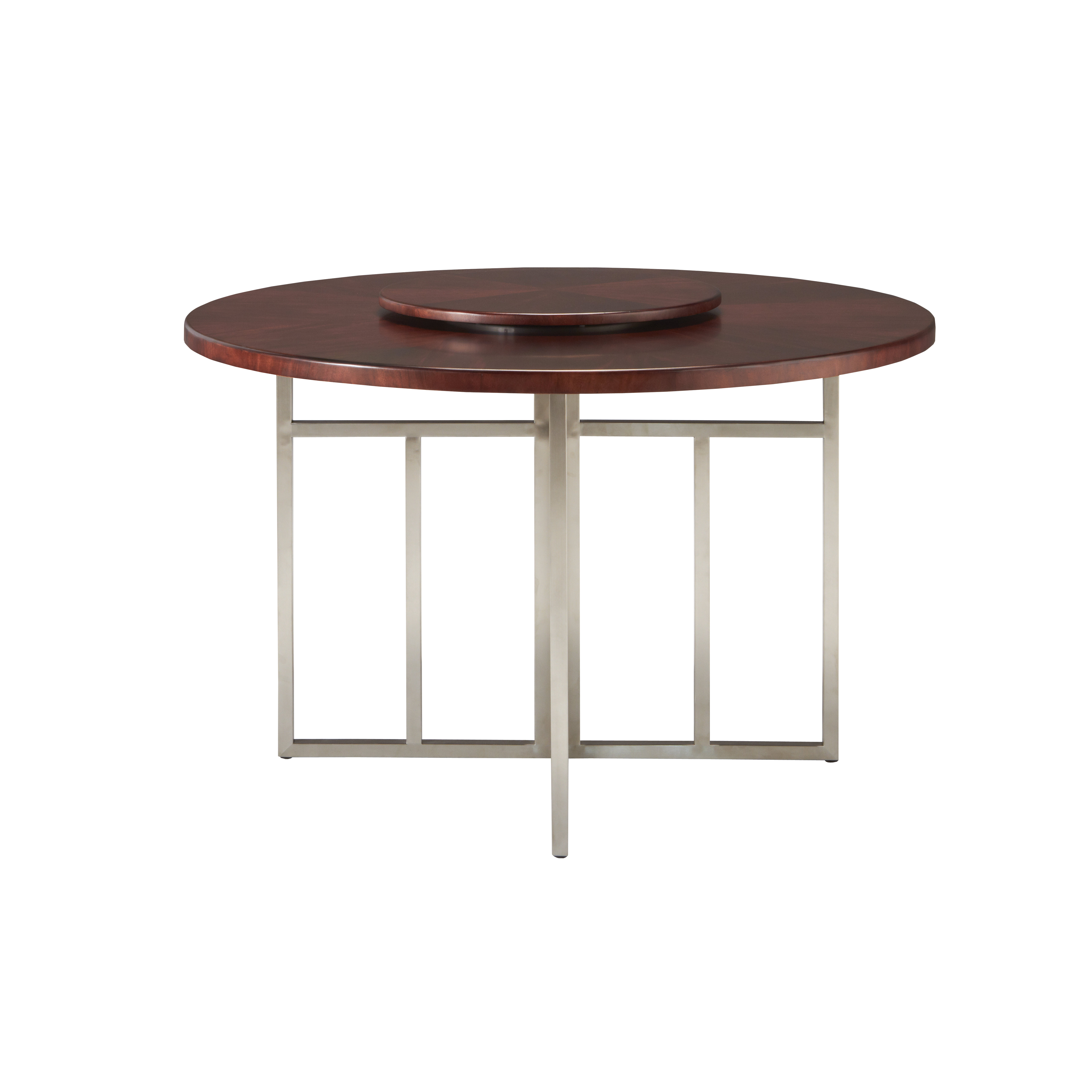 Somerton Dwelling Soho Dining Table with Lazy Susan Wayfair