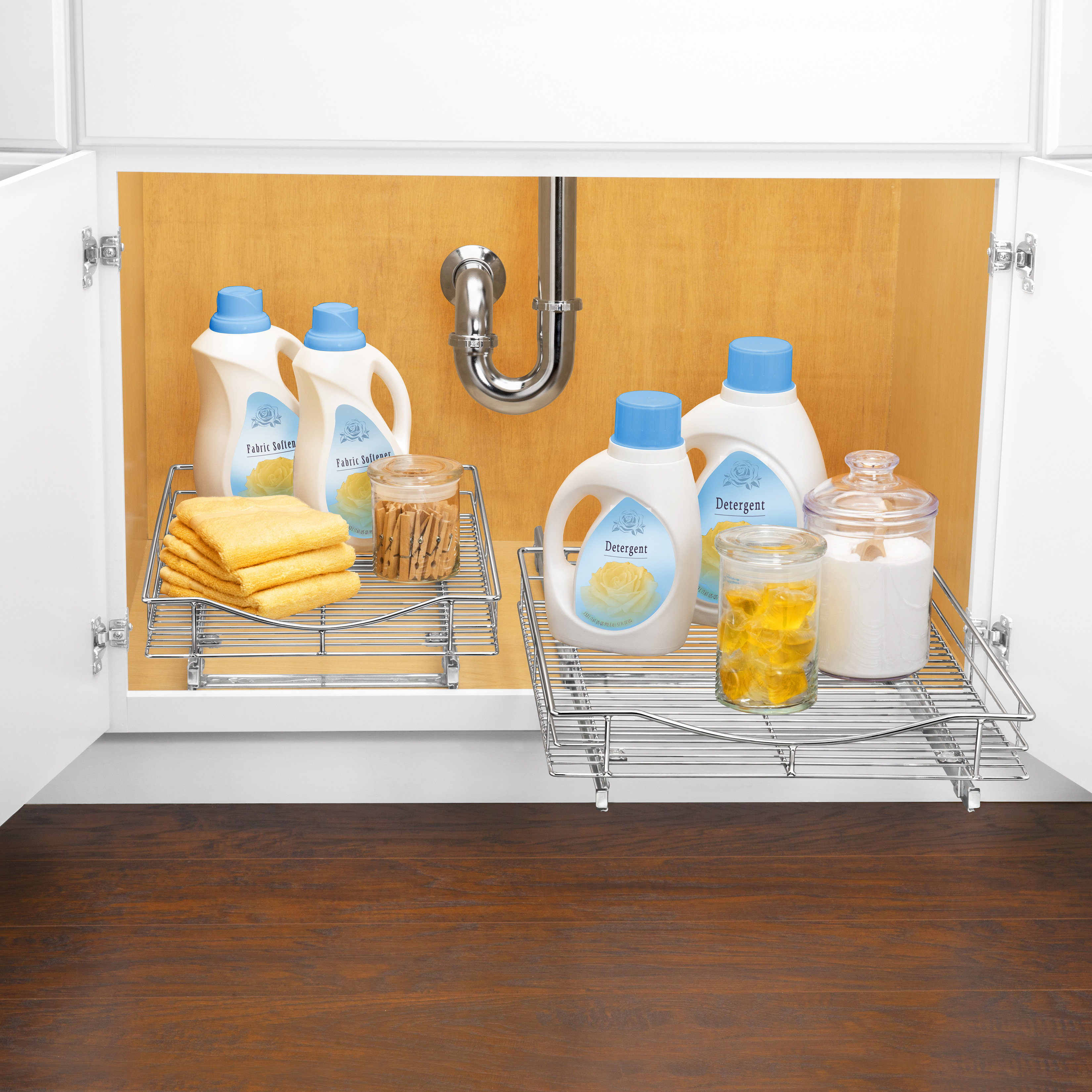 Lynk Roll Out Cabinet Organizer - Pull Out Drawer - Under ...