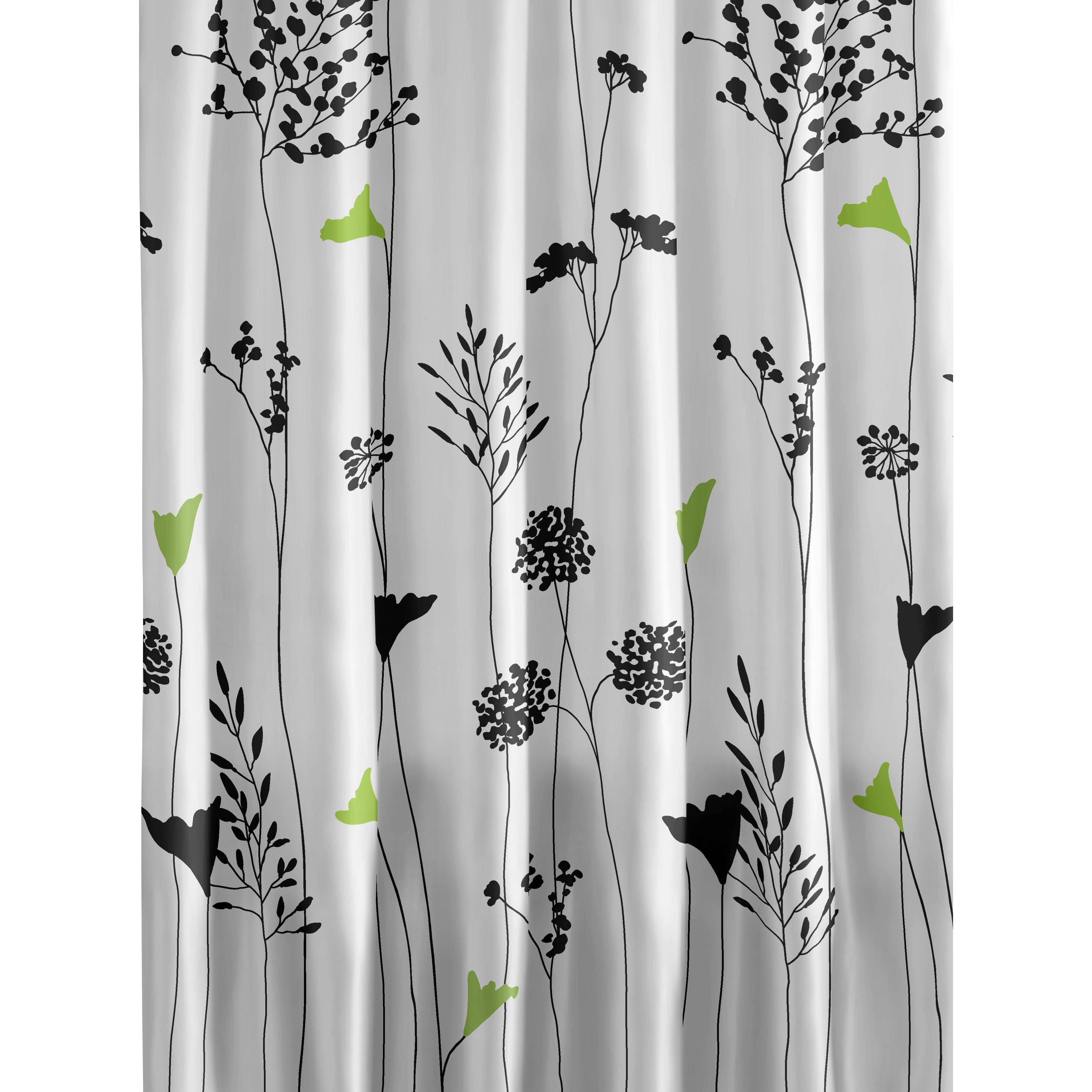 Perry Ellis Asian Lily Cotton Shower Curtain Reviews Wayfair Perry Ellis Asian Lily Cotton Shower Curtain